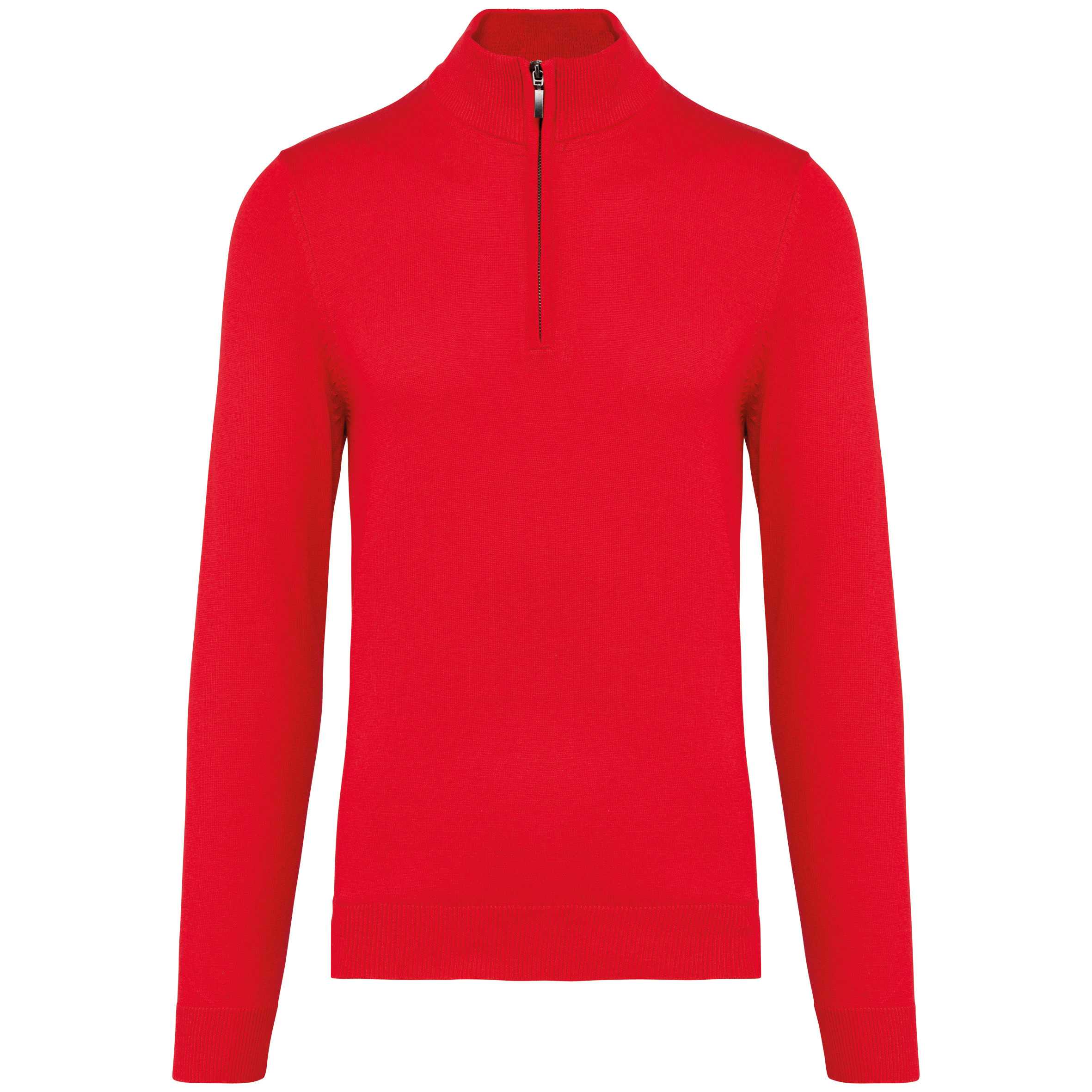 Jersey 1/4 cremallera hombre Red