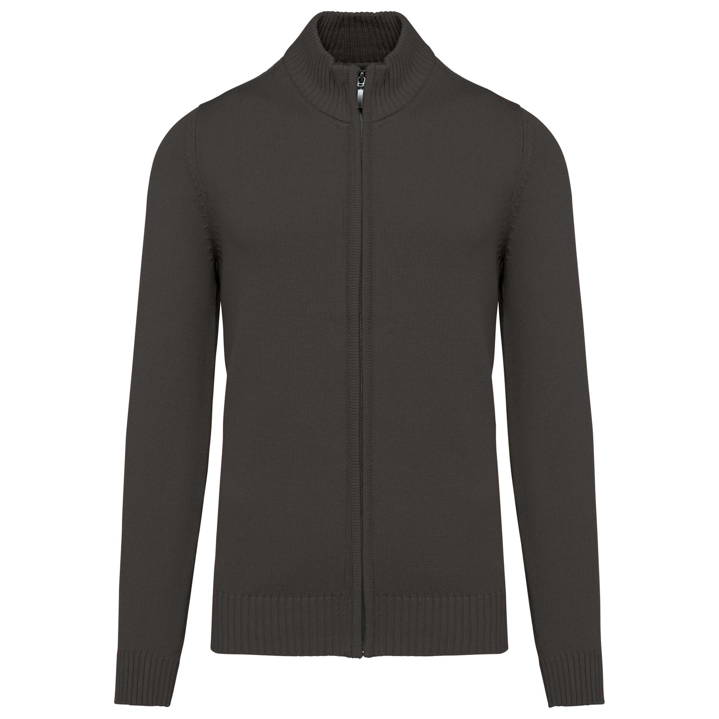 Chaqueta de punto con cremallera Dark Grey