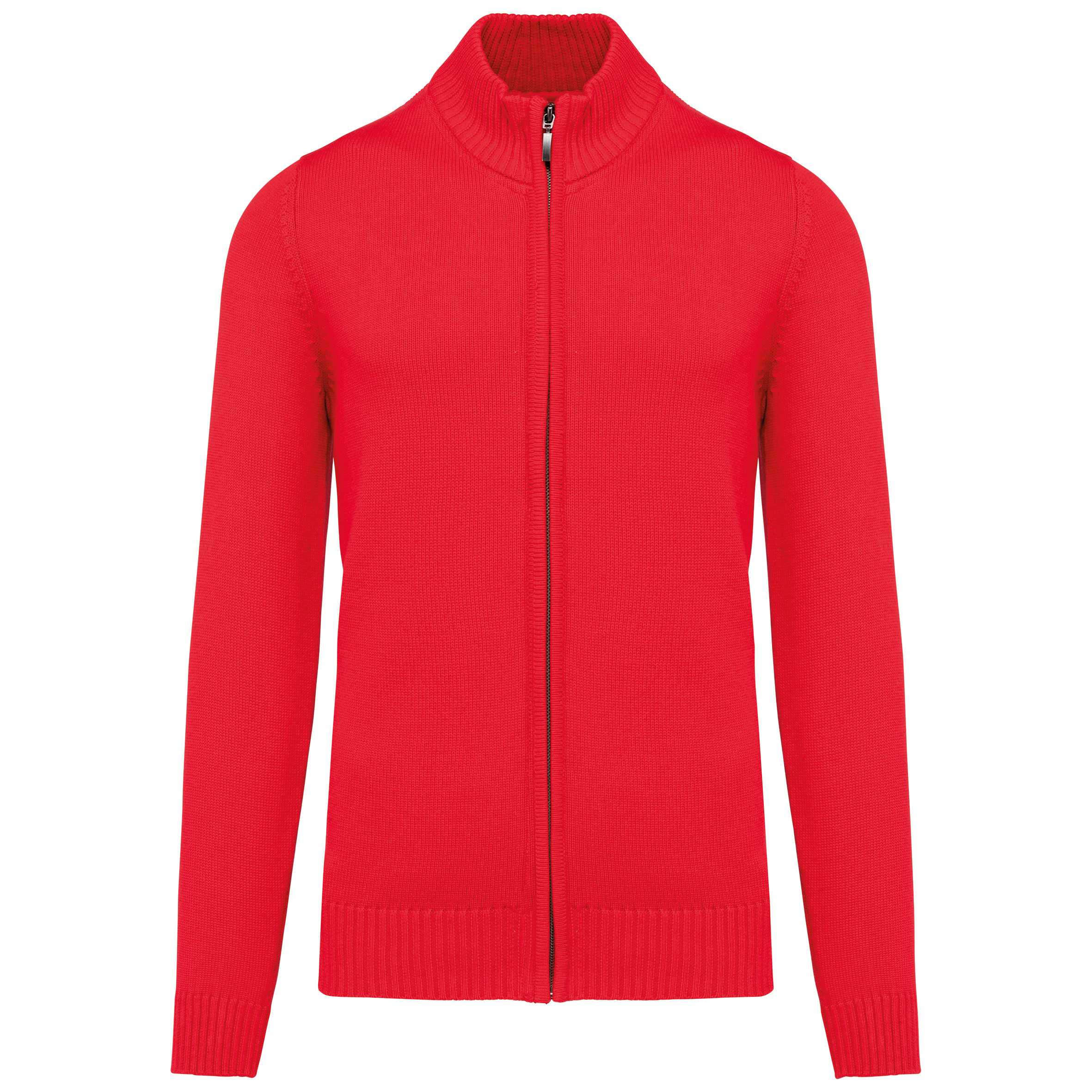 Chaqueta de punto con cremallera Red