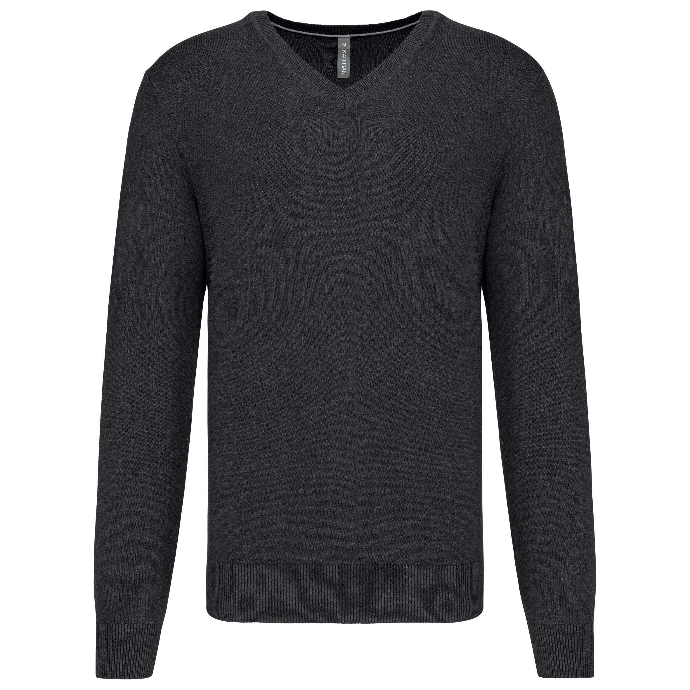Jersey premium cuello de pico Black Heather