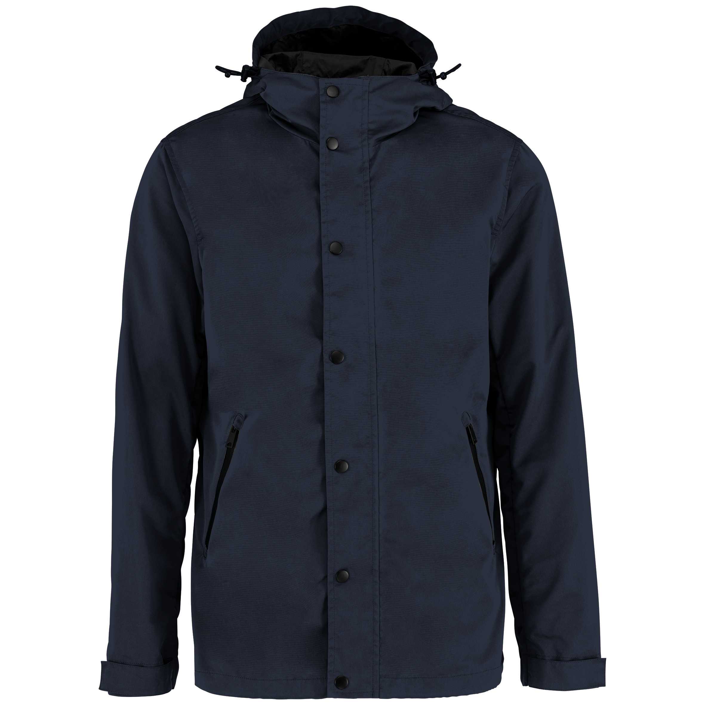 Chaqueta ecorresponsable con capucha unisex Navy Blue