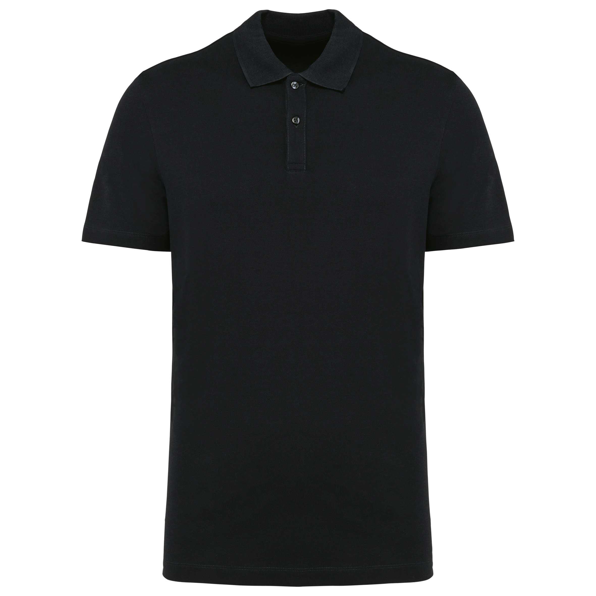 Polo Supima® manga corta hombre Black