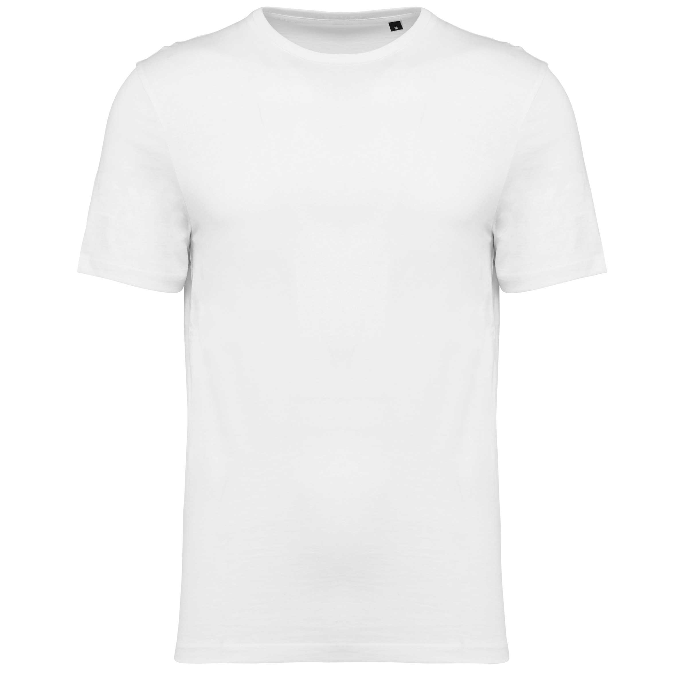 Camiseta Supima® cuello redondo manga corta hombre White