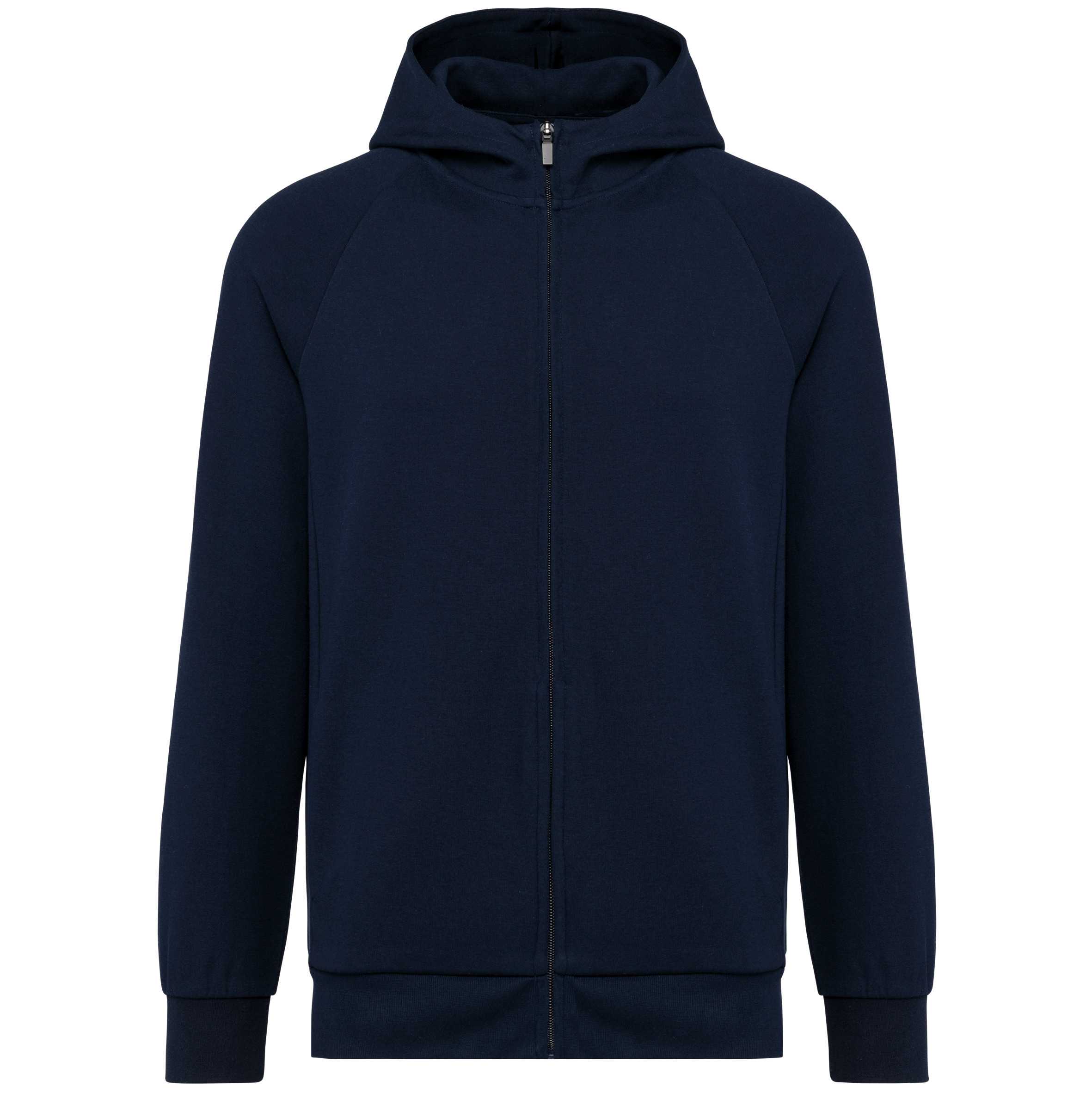 Chaqueta con cremallera y capucha hombre Deep Navy