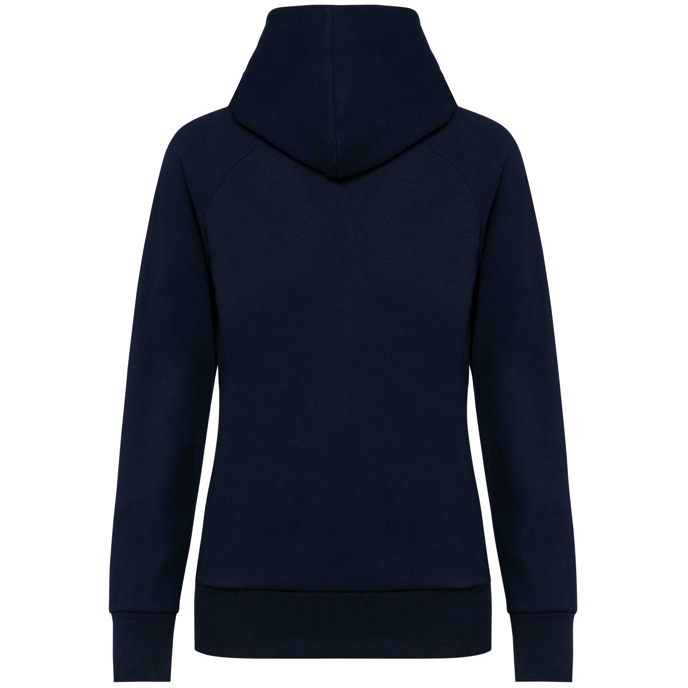 Chaqueta con cremallera y capucha mujer Deep Navy