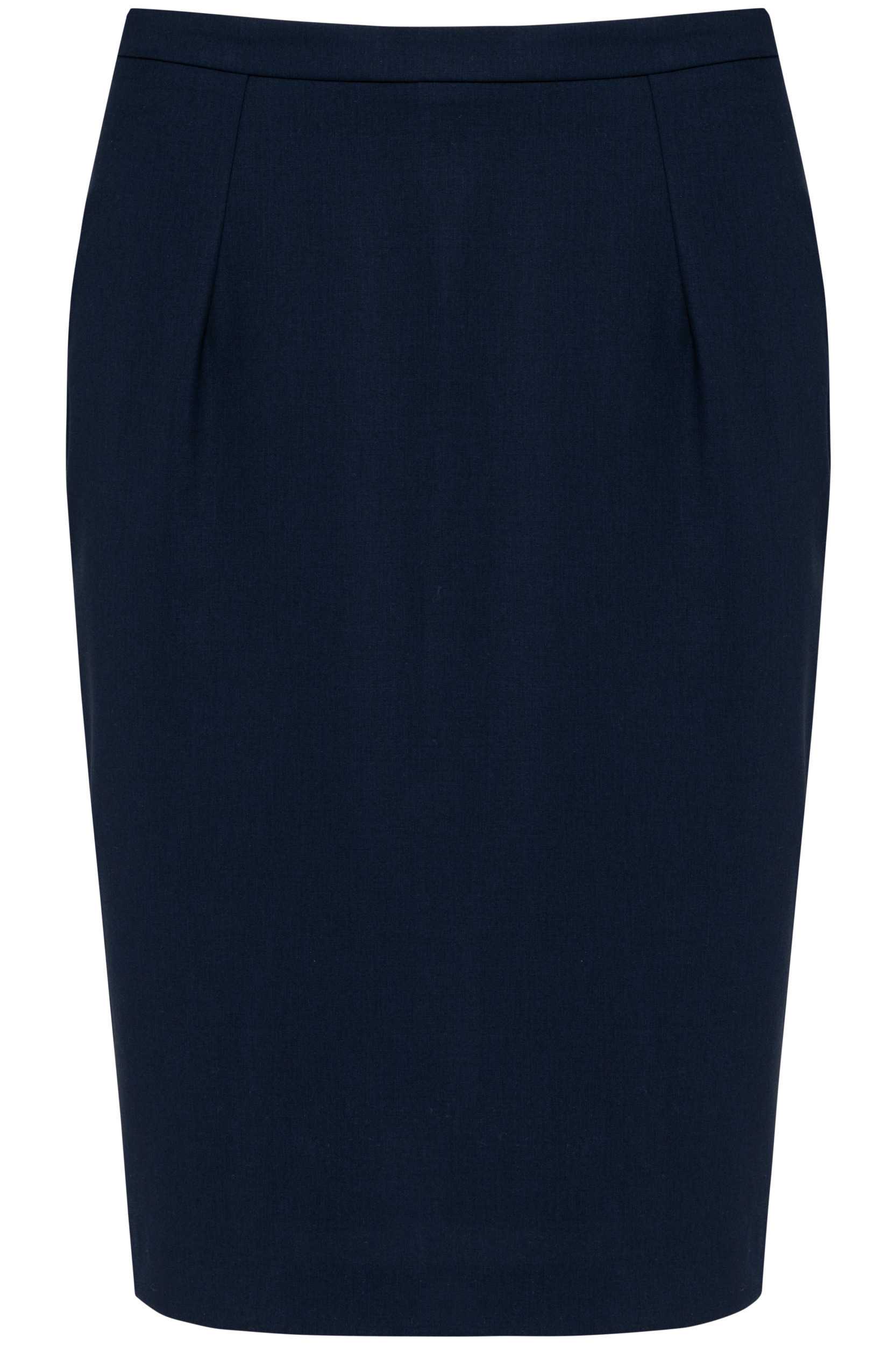 Falda recta Eclipse Navy