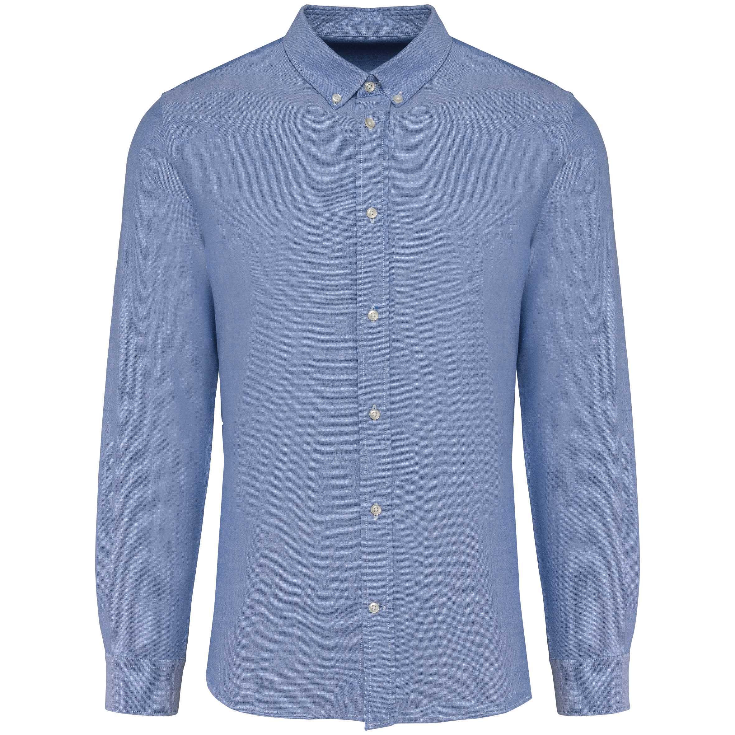 Camisa Oxford manga larga hombre Oxford Light Royal Blue