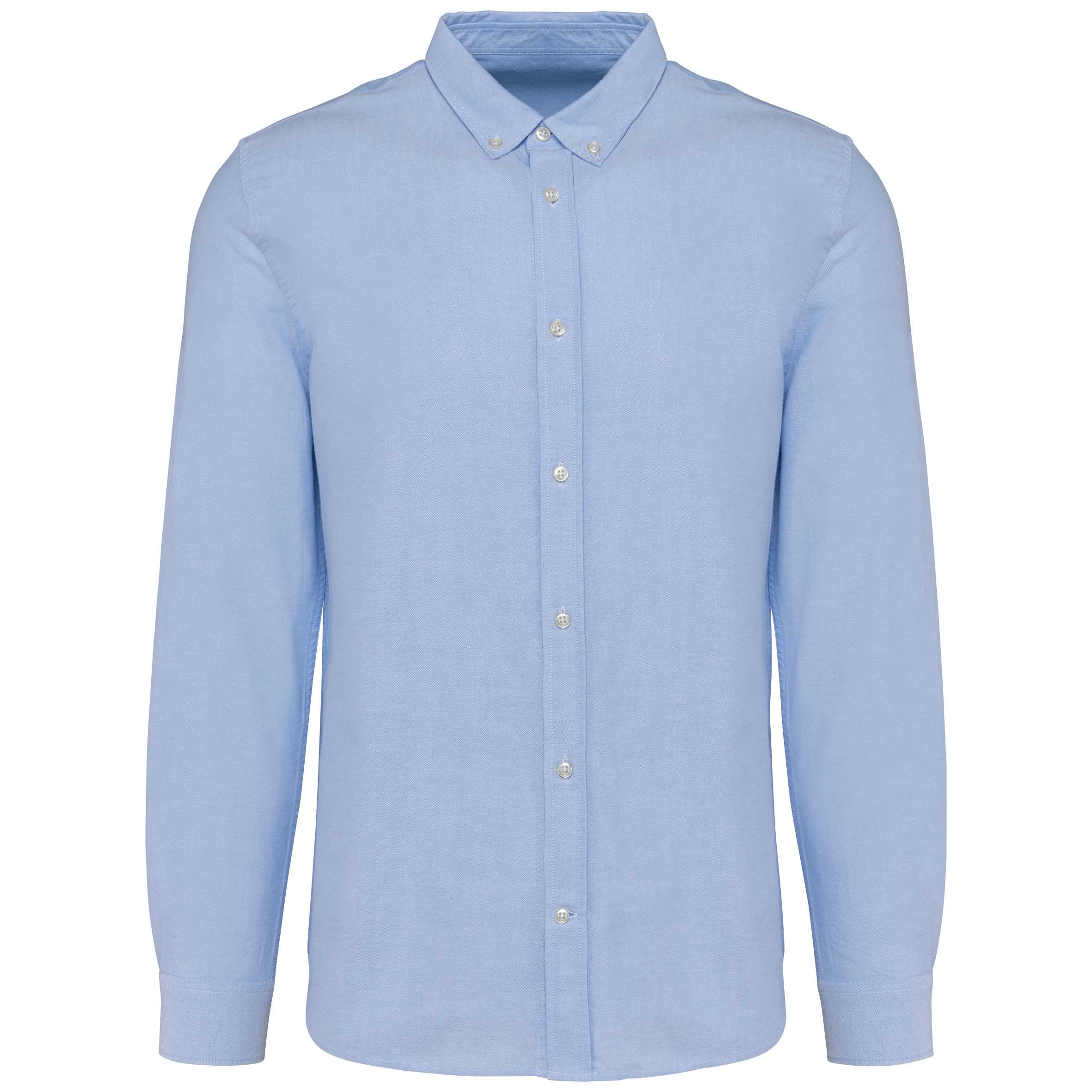 Camisa Oxford manga larga hombre Oxford Sky BLue