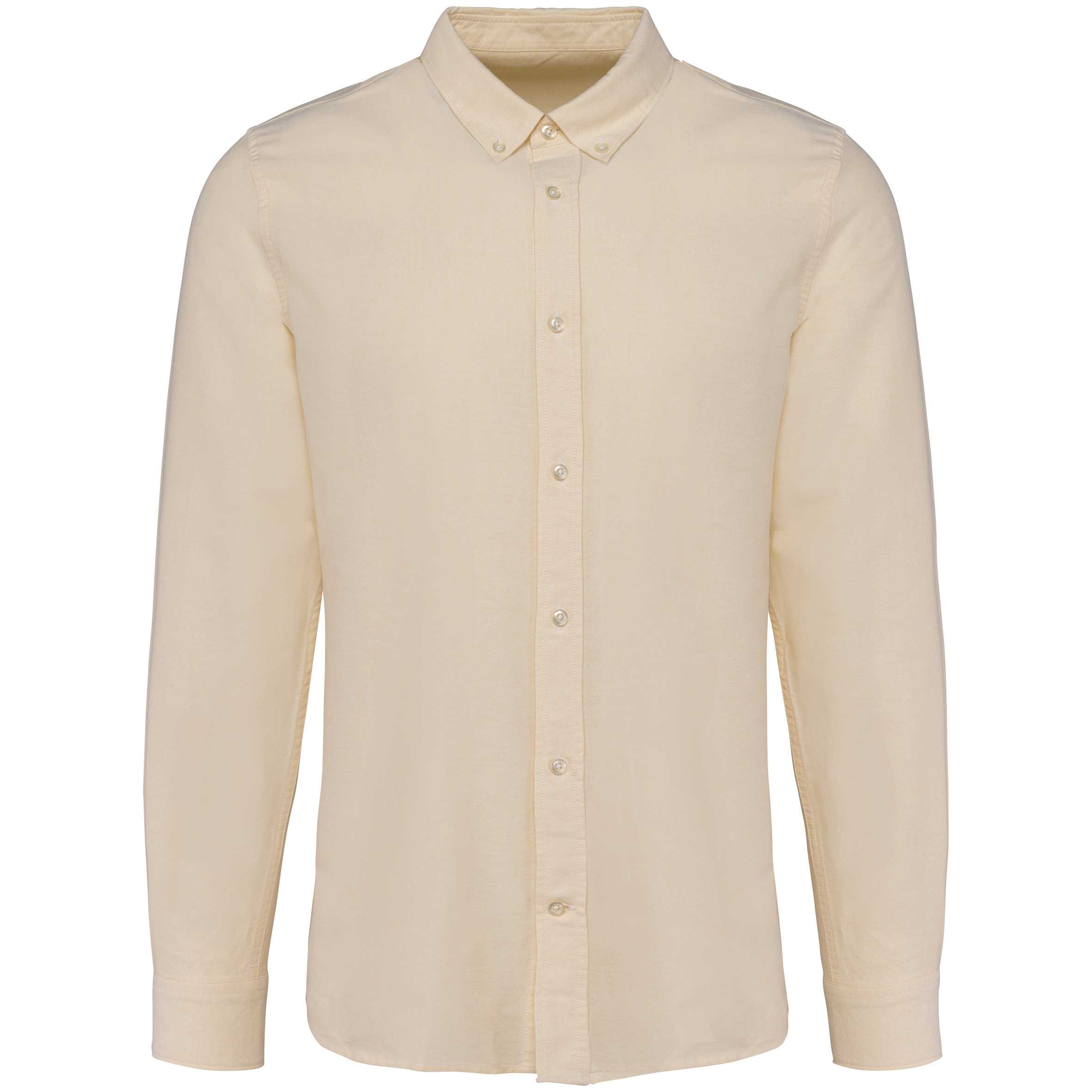 Camisa Oxford manga larga hombre Oxford Yellow