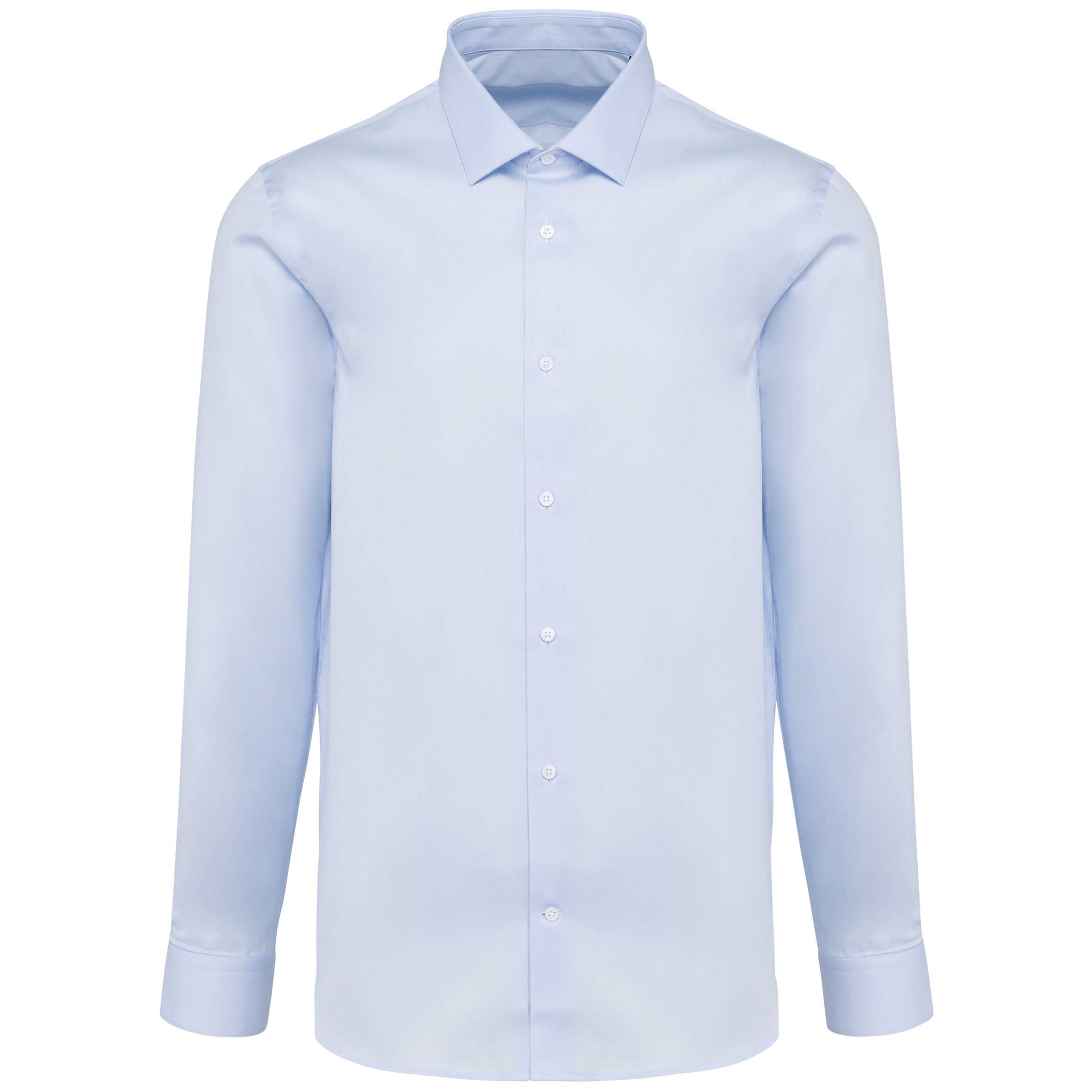 Camisa popelina manga larga hombre Essential Light Blue