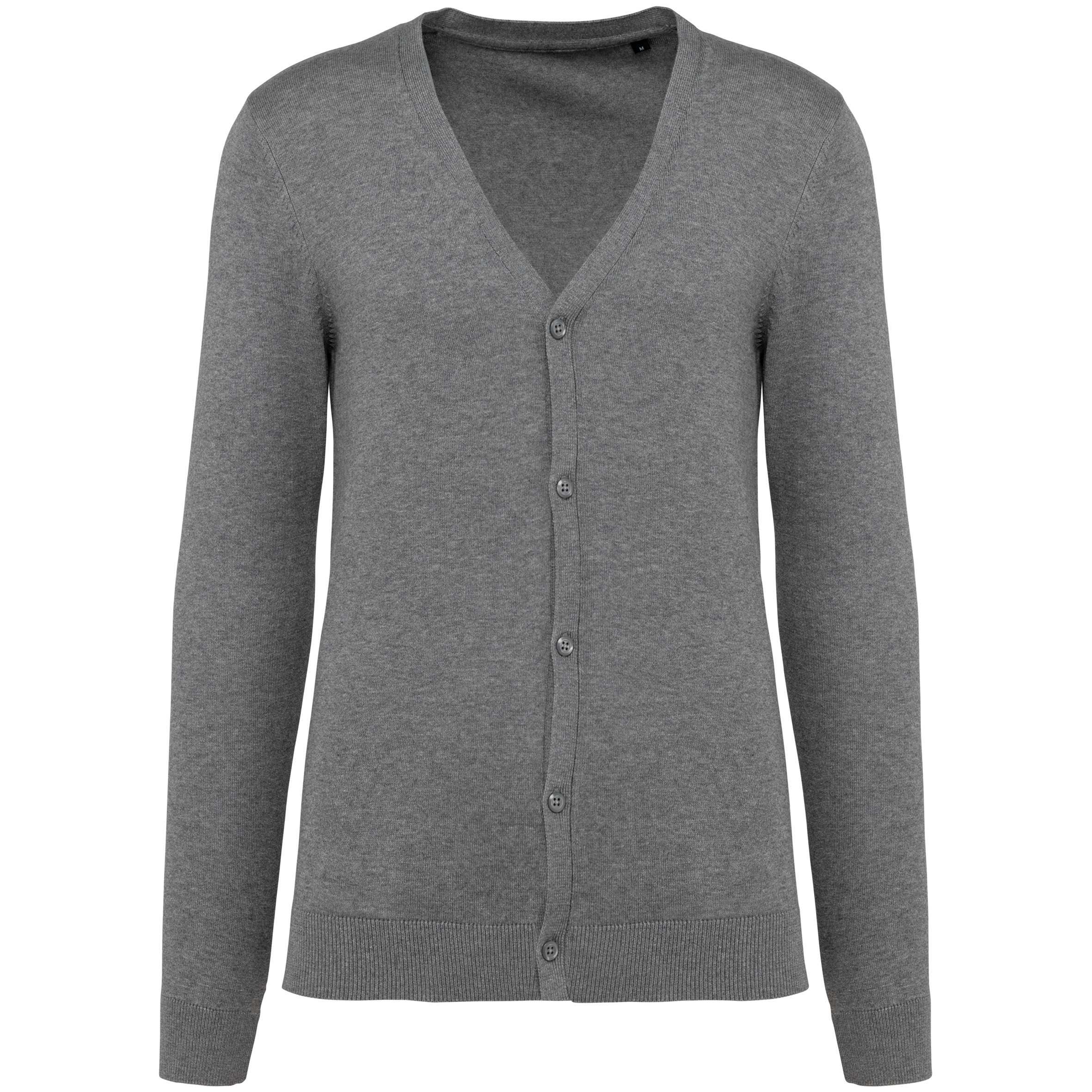 Chaqueta de punto Supima®hombre Grey Heather
