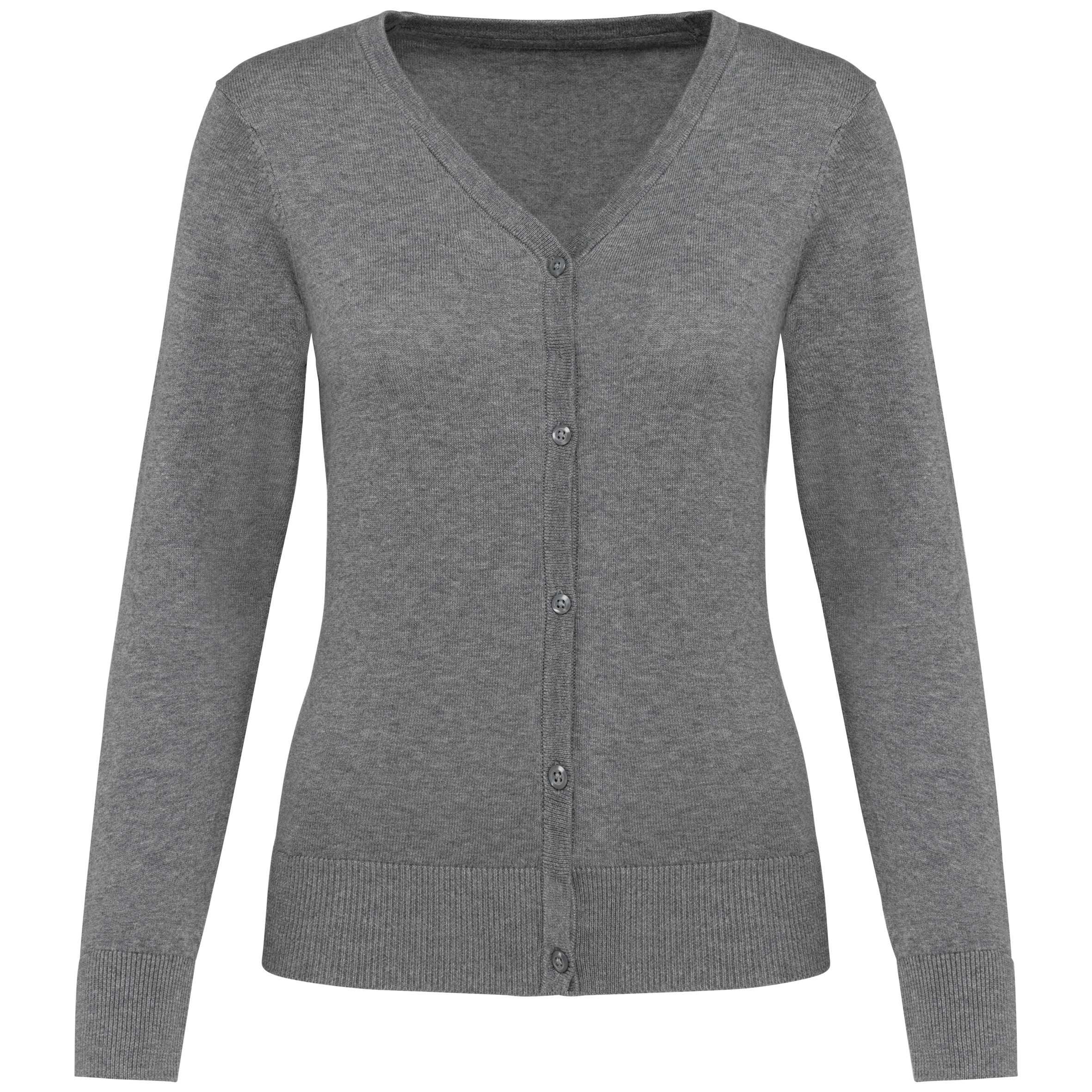 Cahqueta de punto Supima® Grey Heather