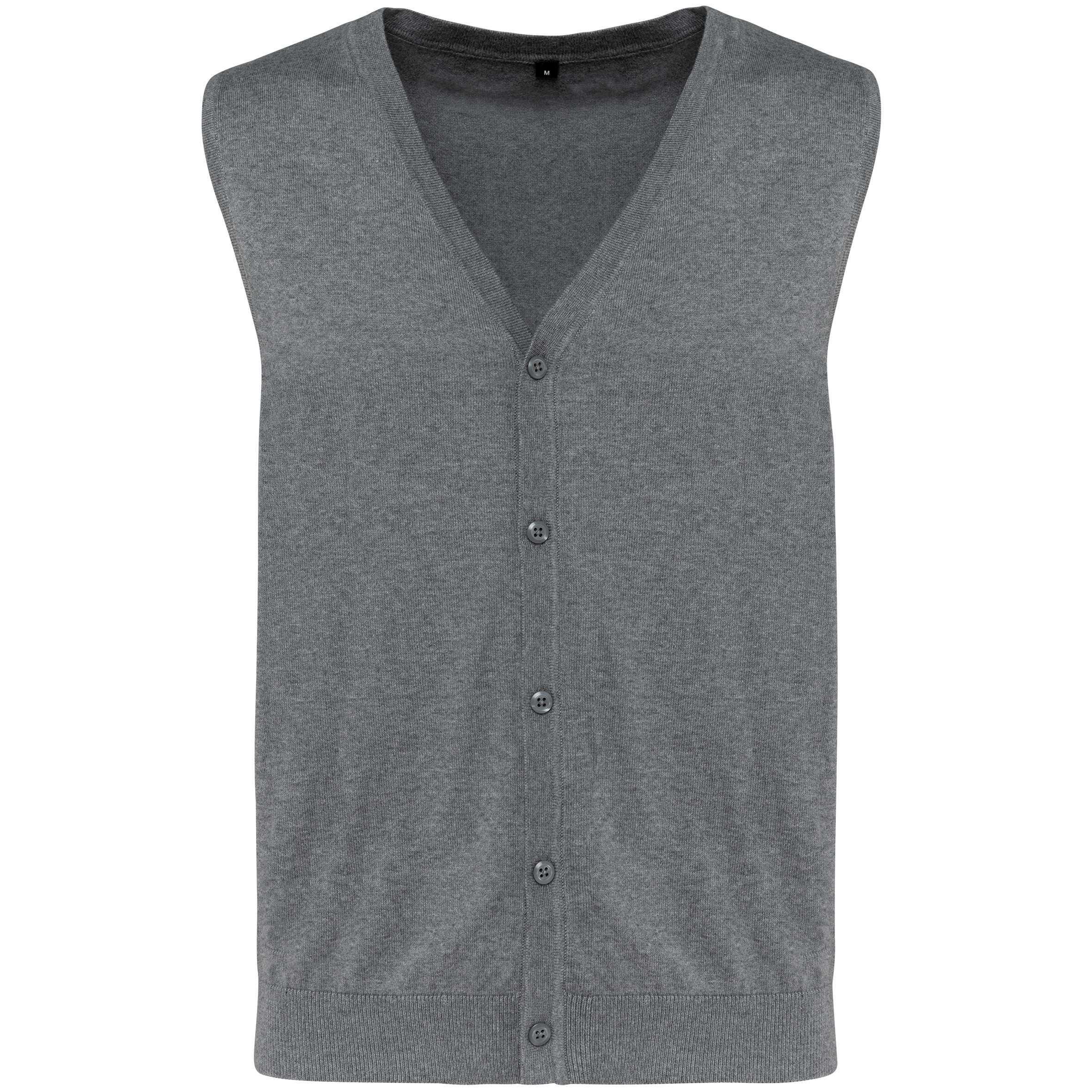 Chaleco Supima® hombre Grey Heather