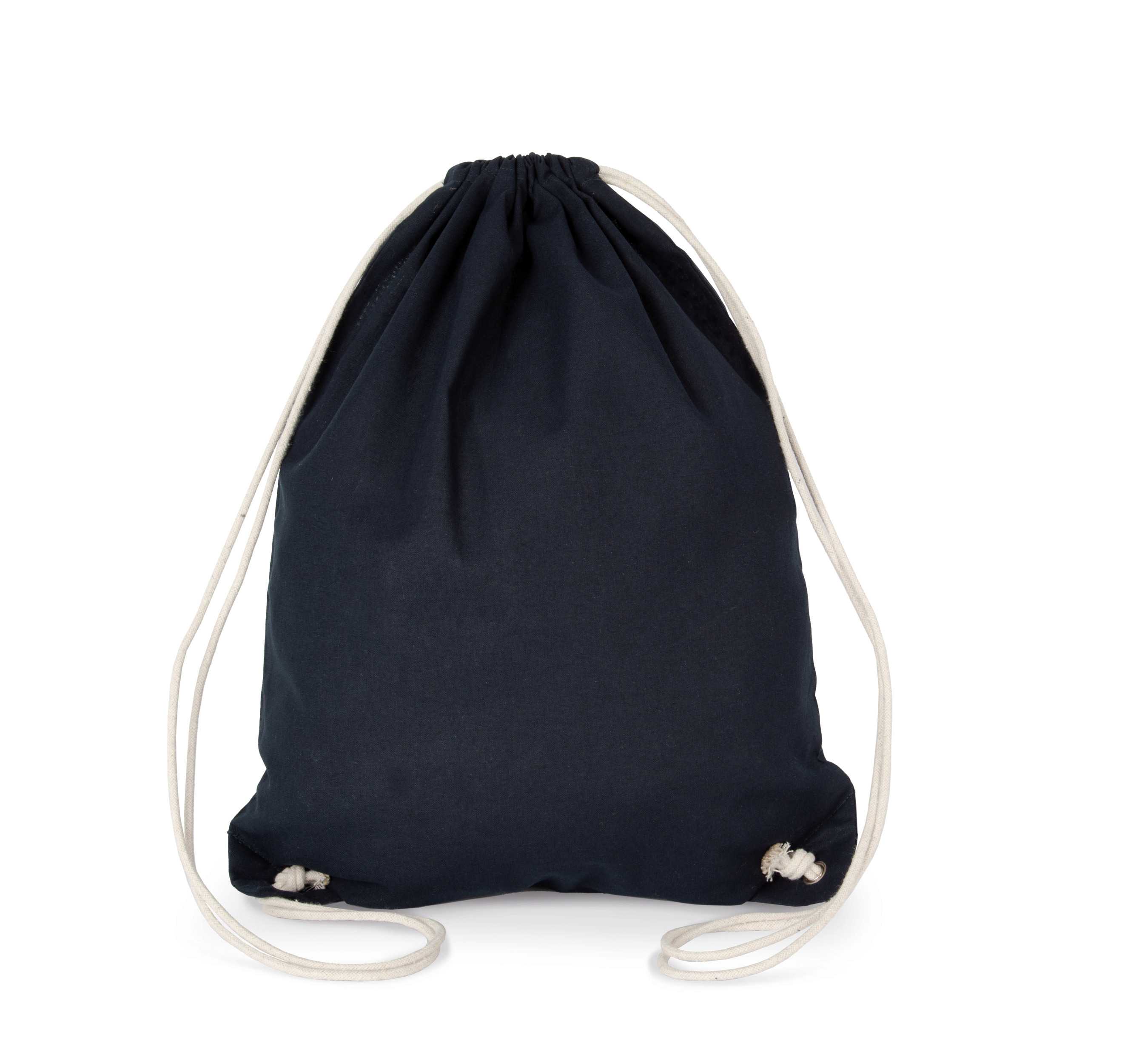 Mochila de algodón con cordones Navy