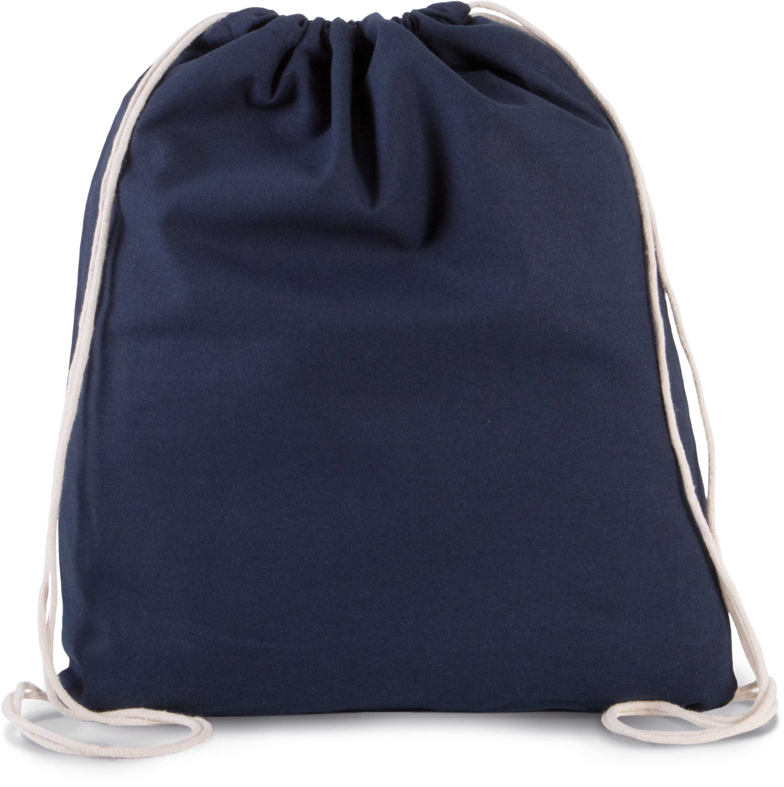 Mochila de algodón orgánico pequeña Navy