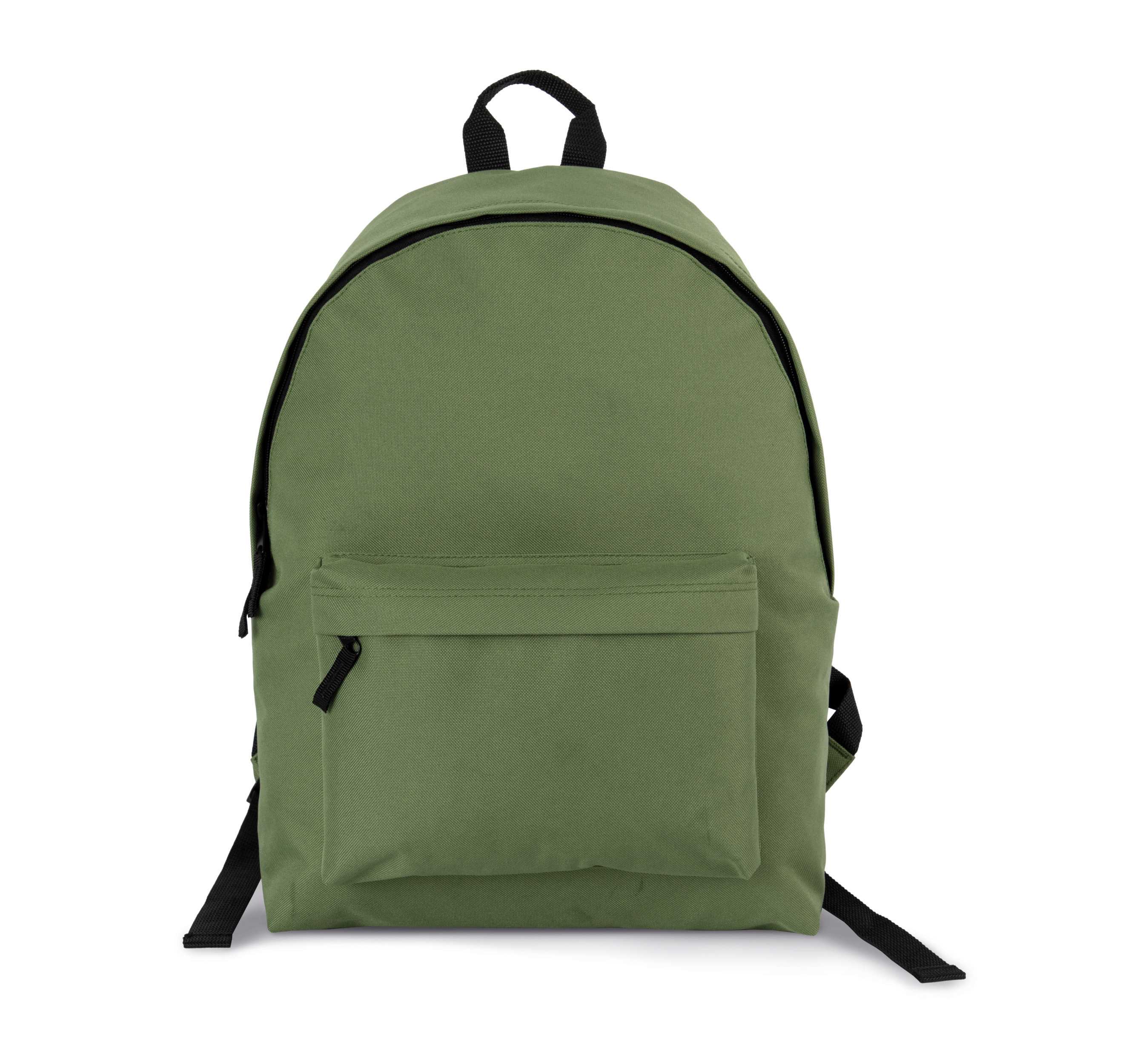 Mochila informal en material reciclado con bolsillo frontal Matcha Green