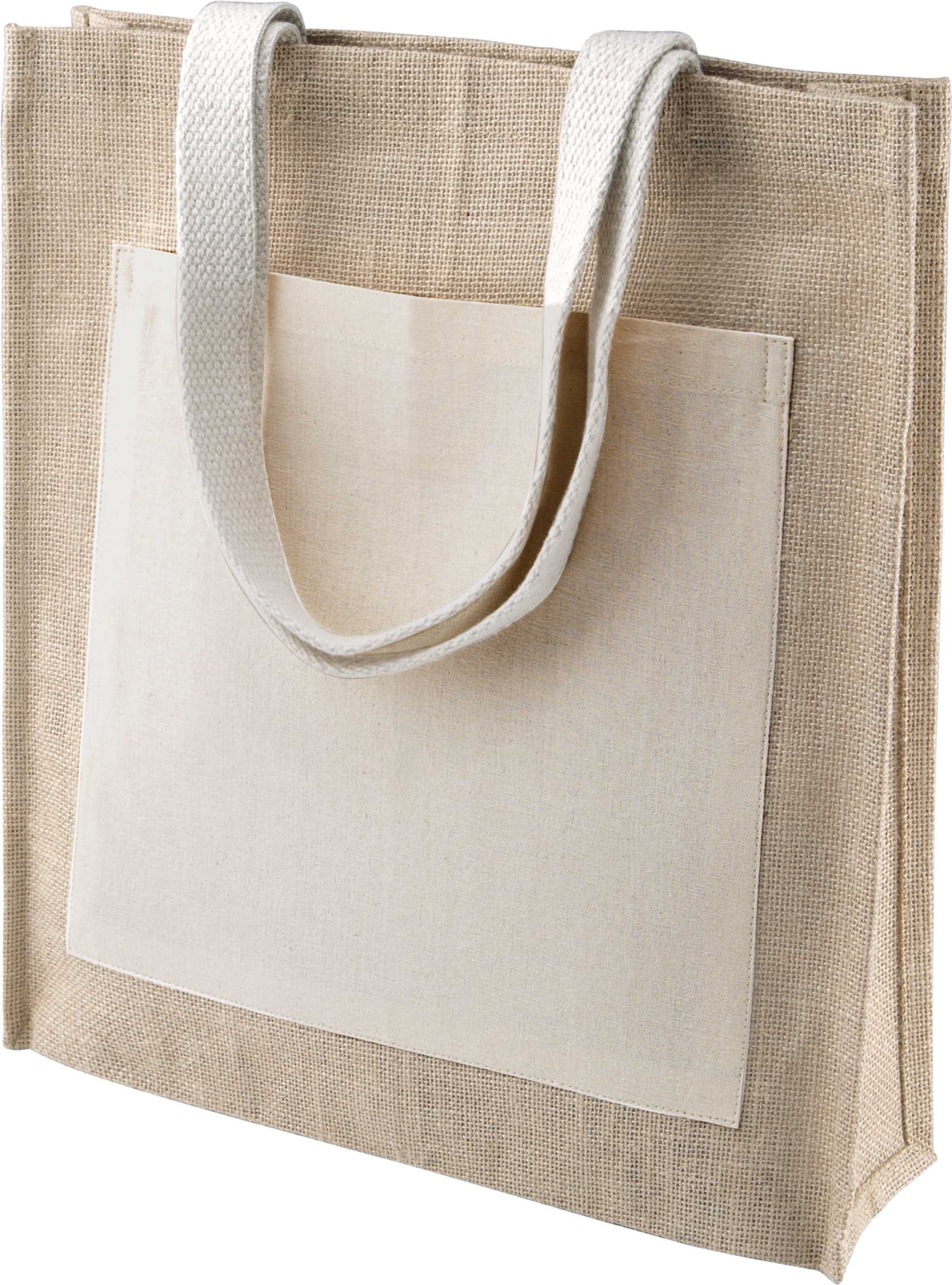 Bolsa shopper de yute Natural