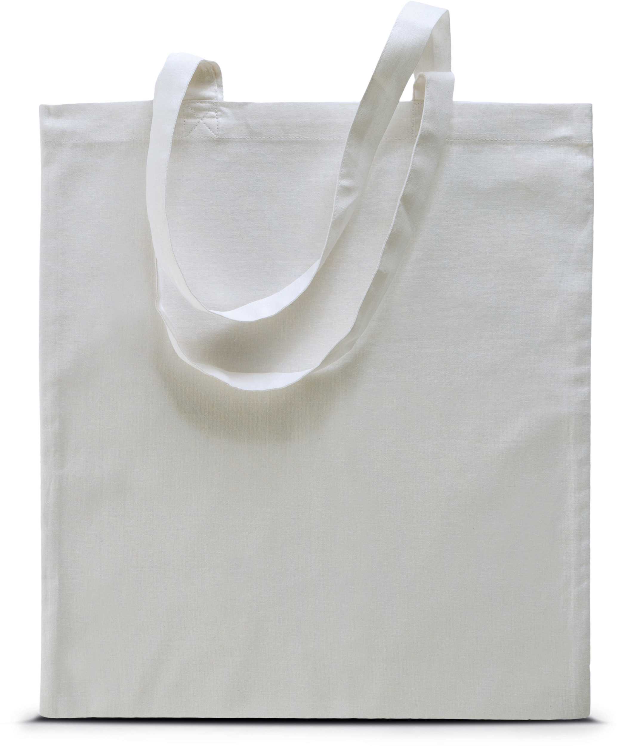 Bolsa shopper con asas largas White