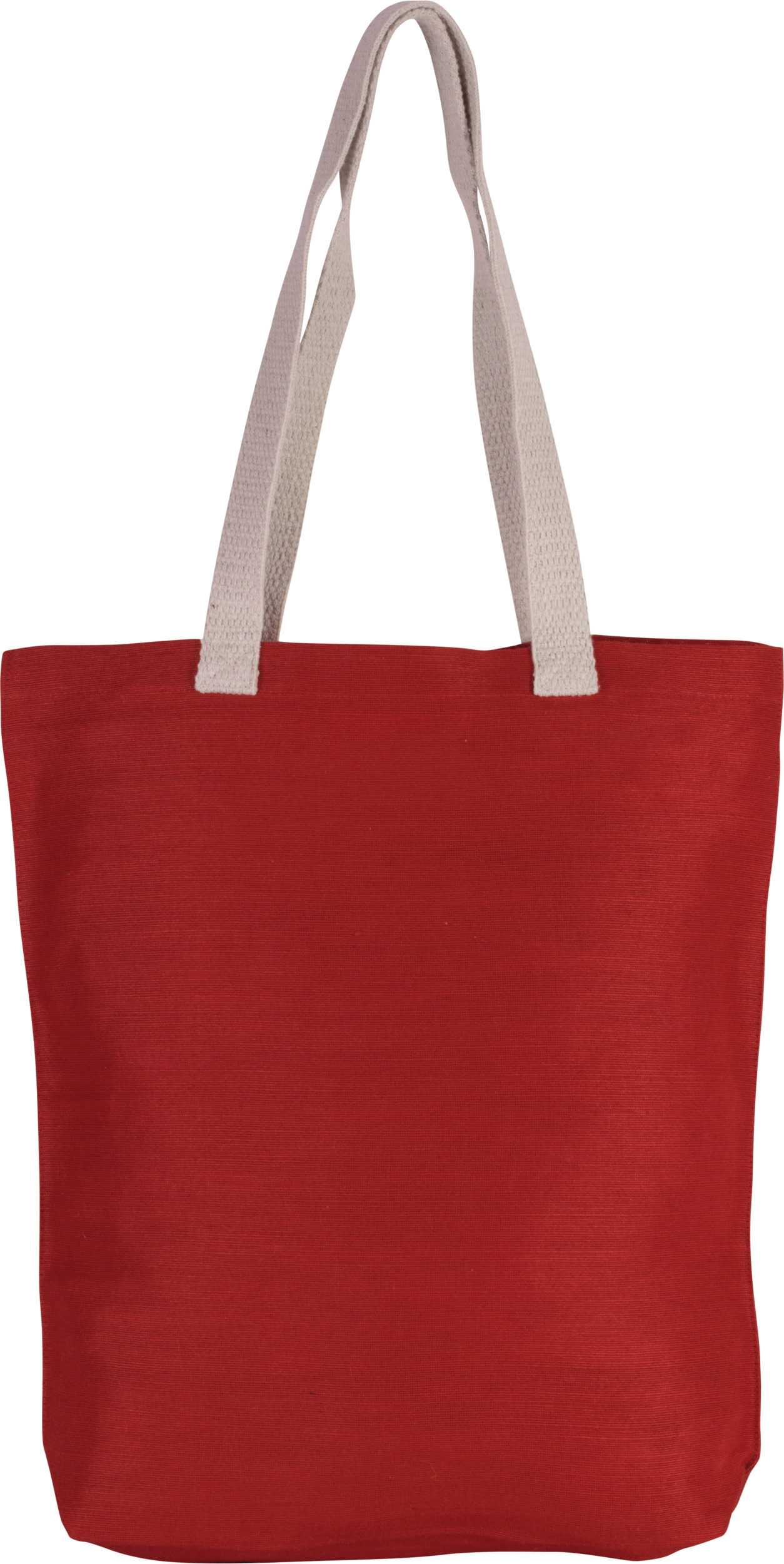 Bolsa de compras de juco Crimson Red