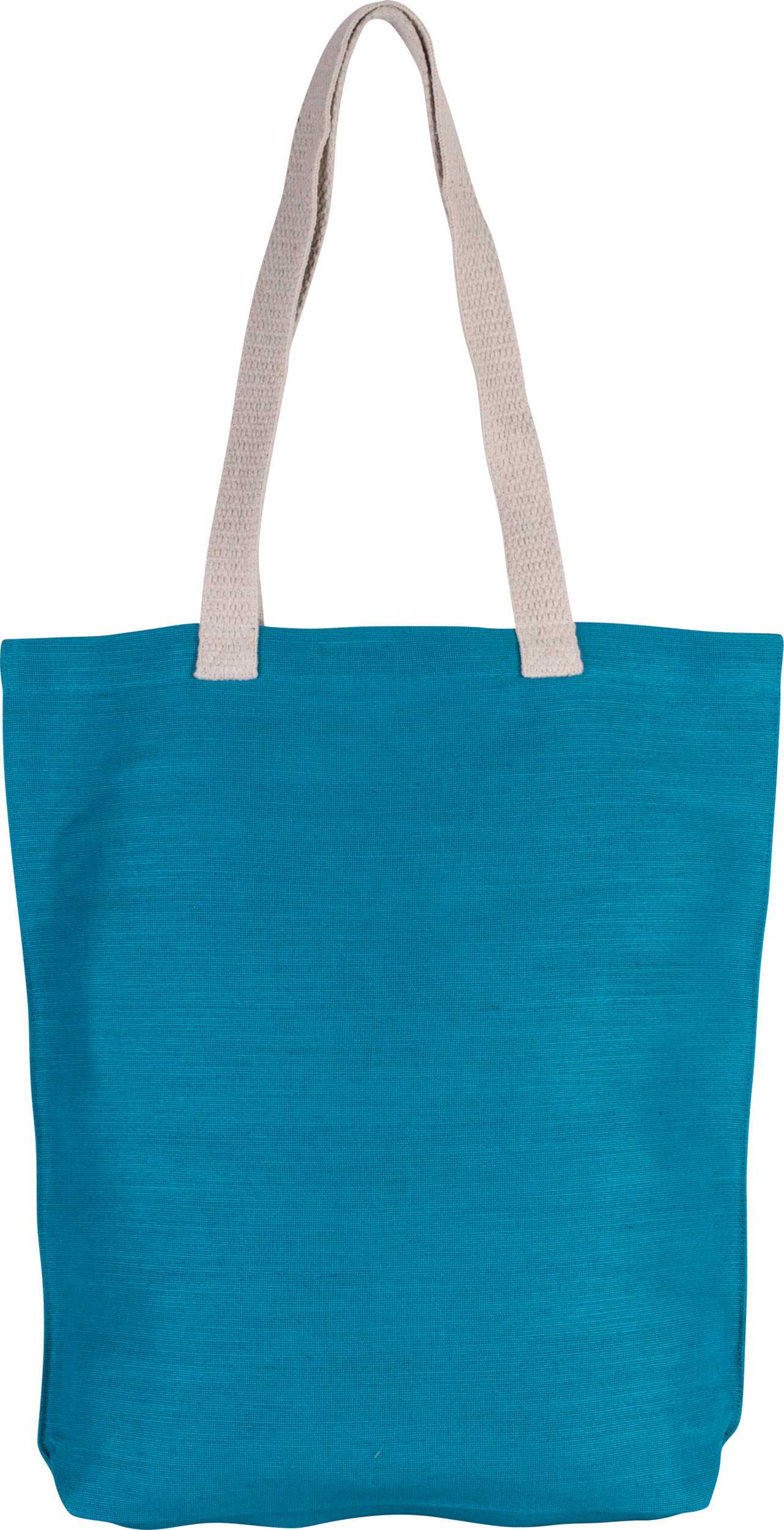 Bolsa de compras de juco Turquoise