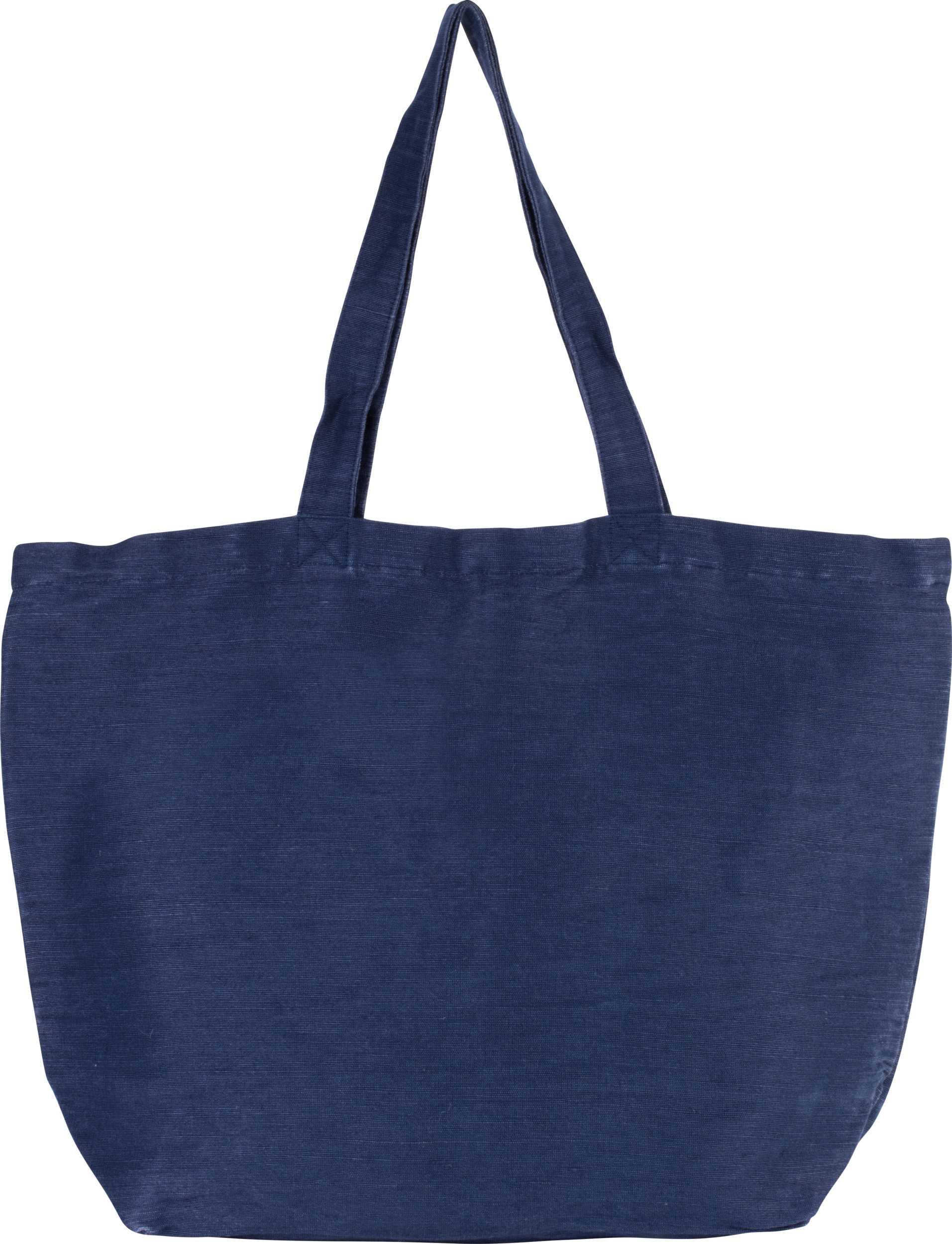Bolsa grande de juco con forro interior Washed Midnight Blue