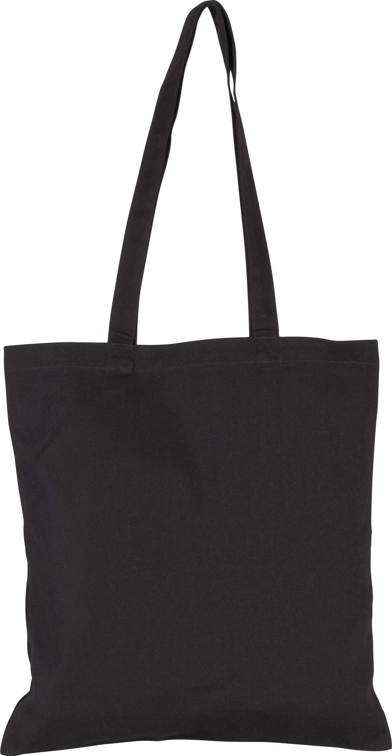 Bolsa de compras de algodón canvas Black