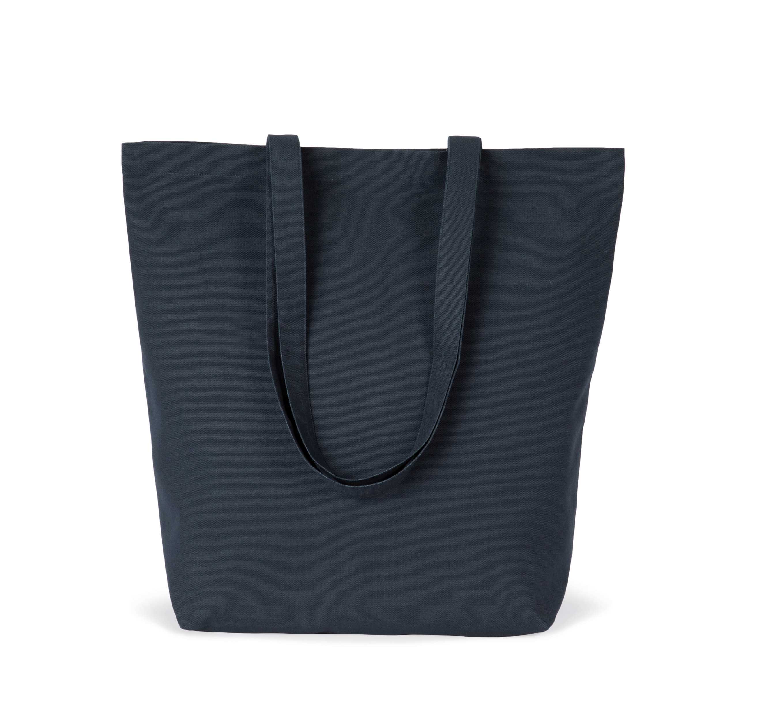 Bolsa tote de algodón orgánico Navy Blue