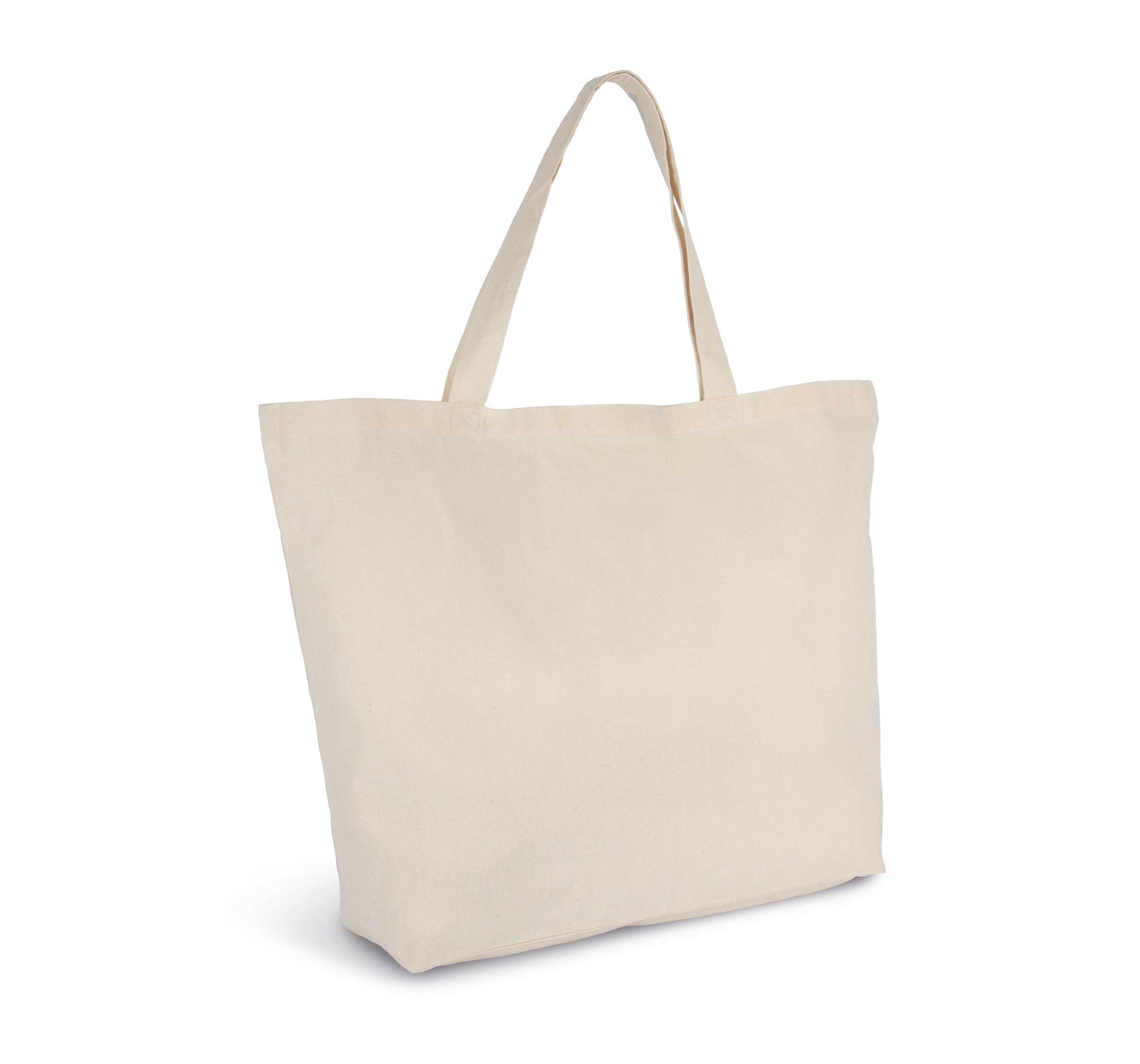 Bolsa de compras extragrande de algodón Natural