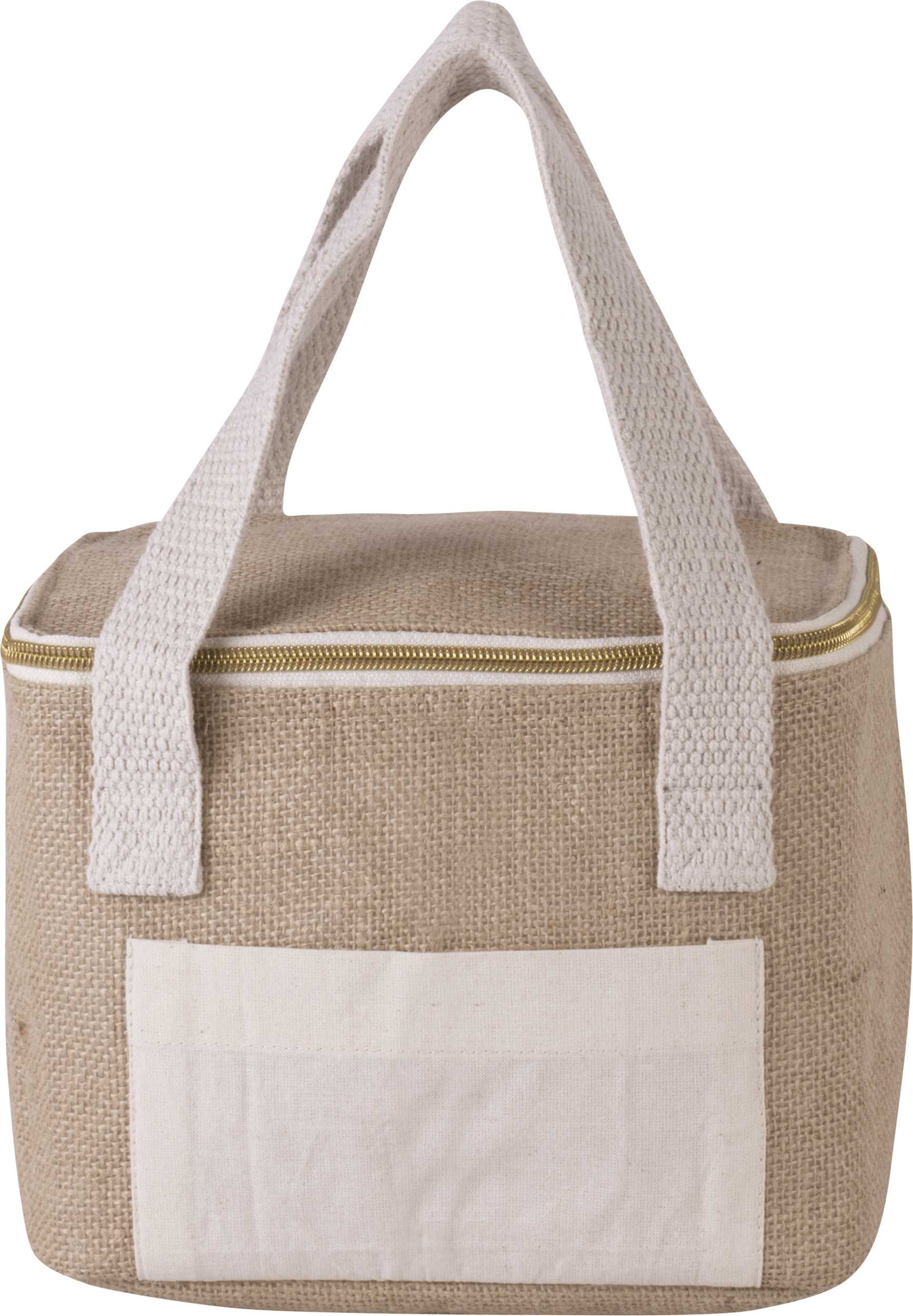 Bolsa isotérmica de yute - modelo pequeño Natural