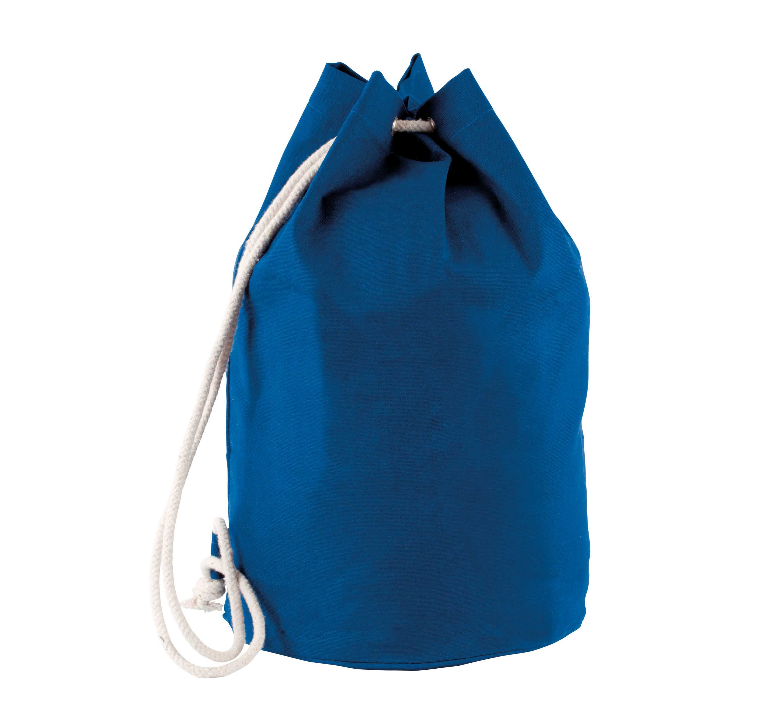 Bolso marino de algodón con cordón Royal Blue