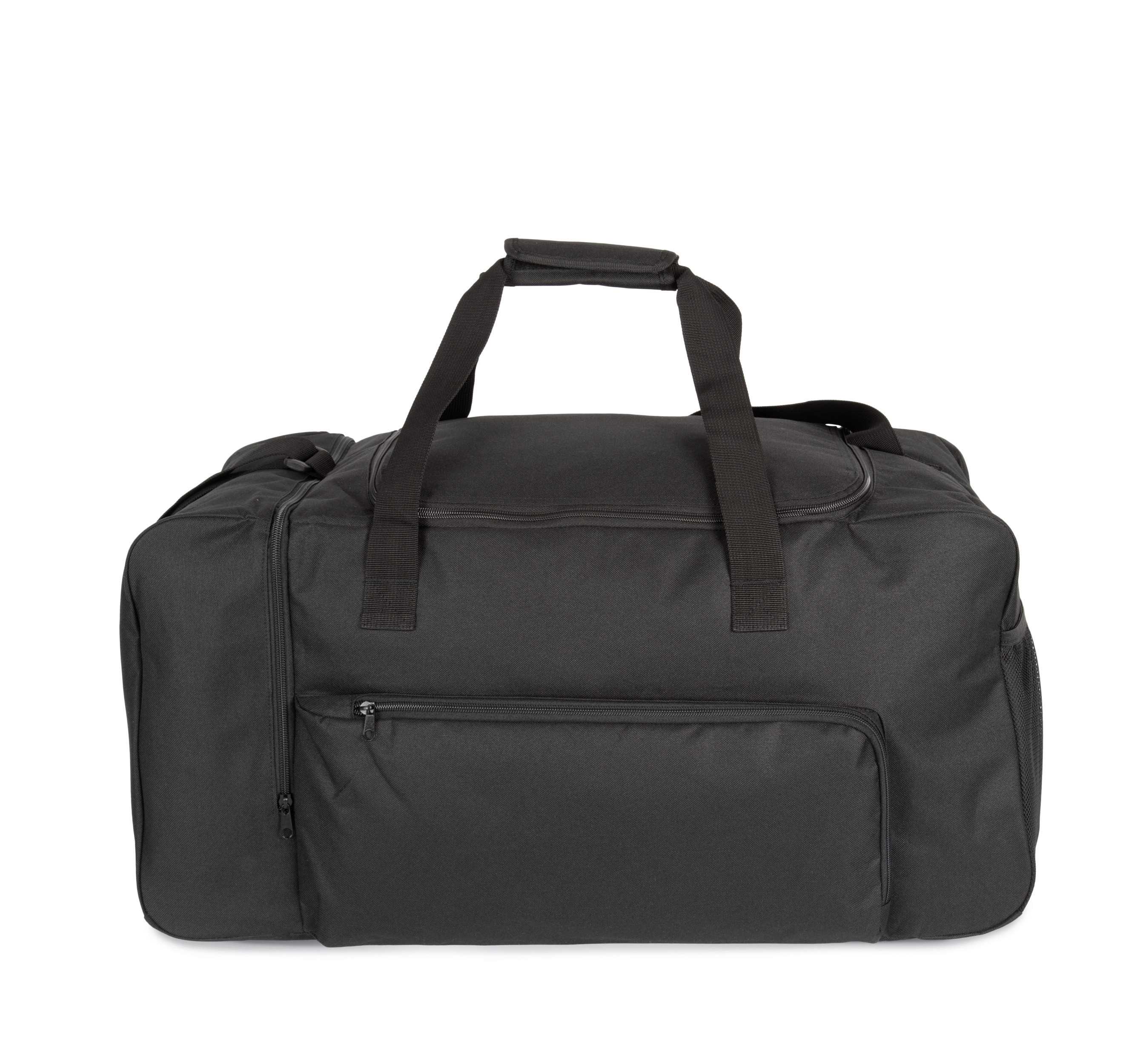 Bolsa de deporte grande con compartimento lateral Black