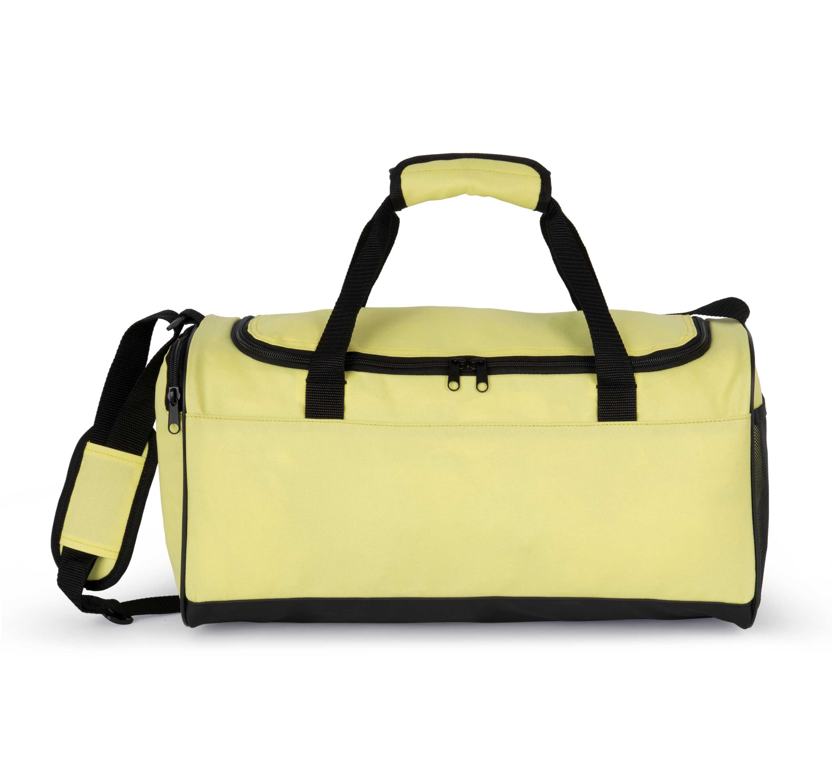 Bolsa de deporte básica en material reciclado Lemon Yellow