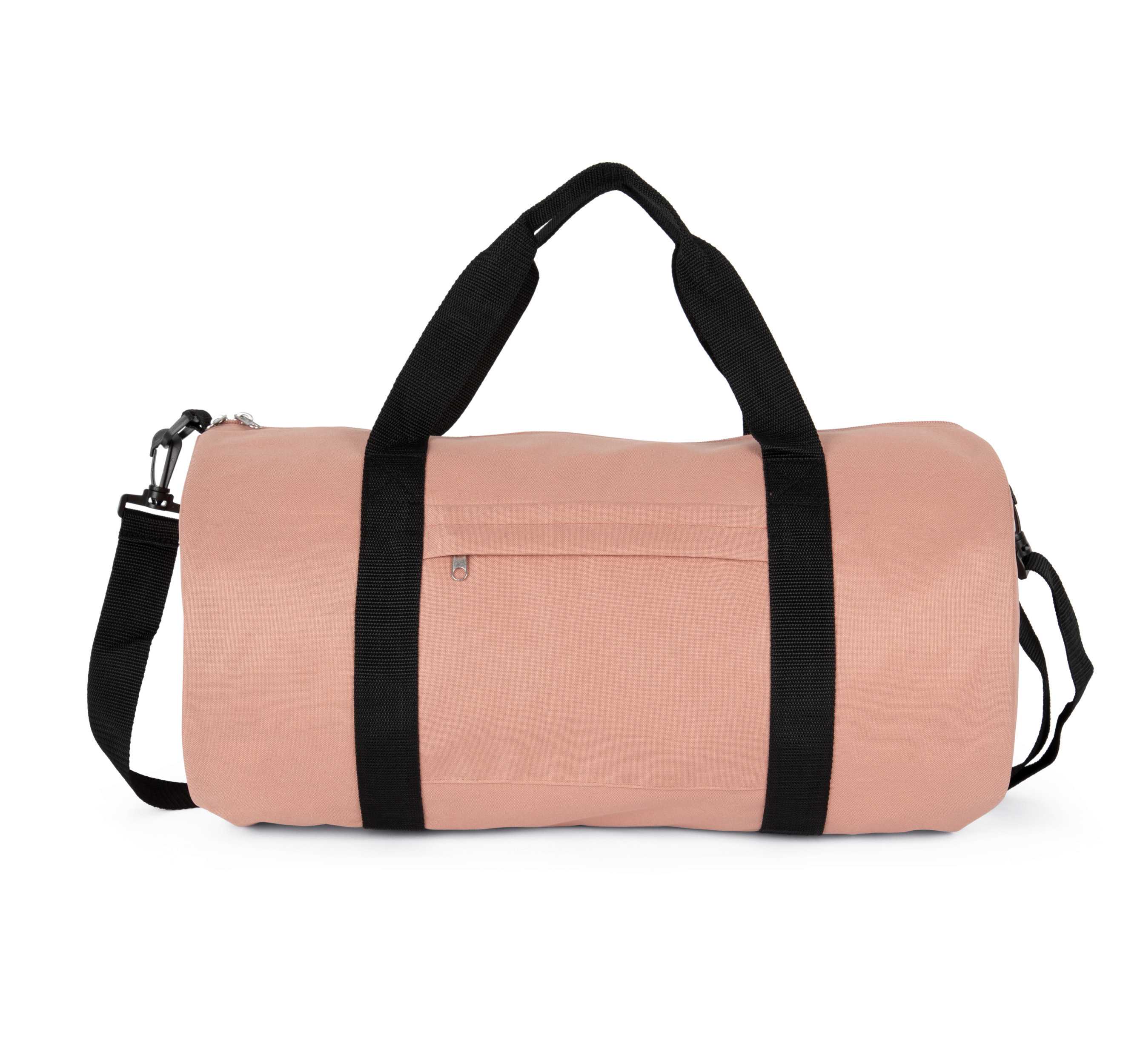 Bolsa de poliéster reciclado con bolsillo frontal Flamingo Pink