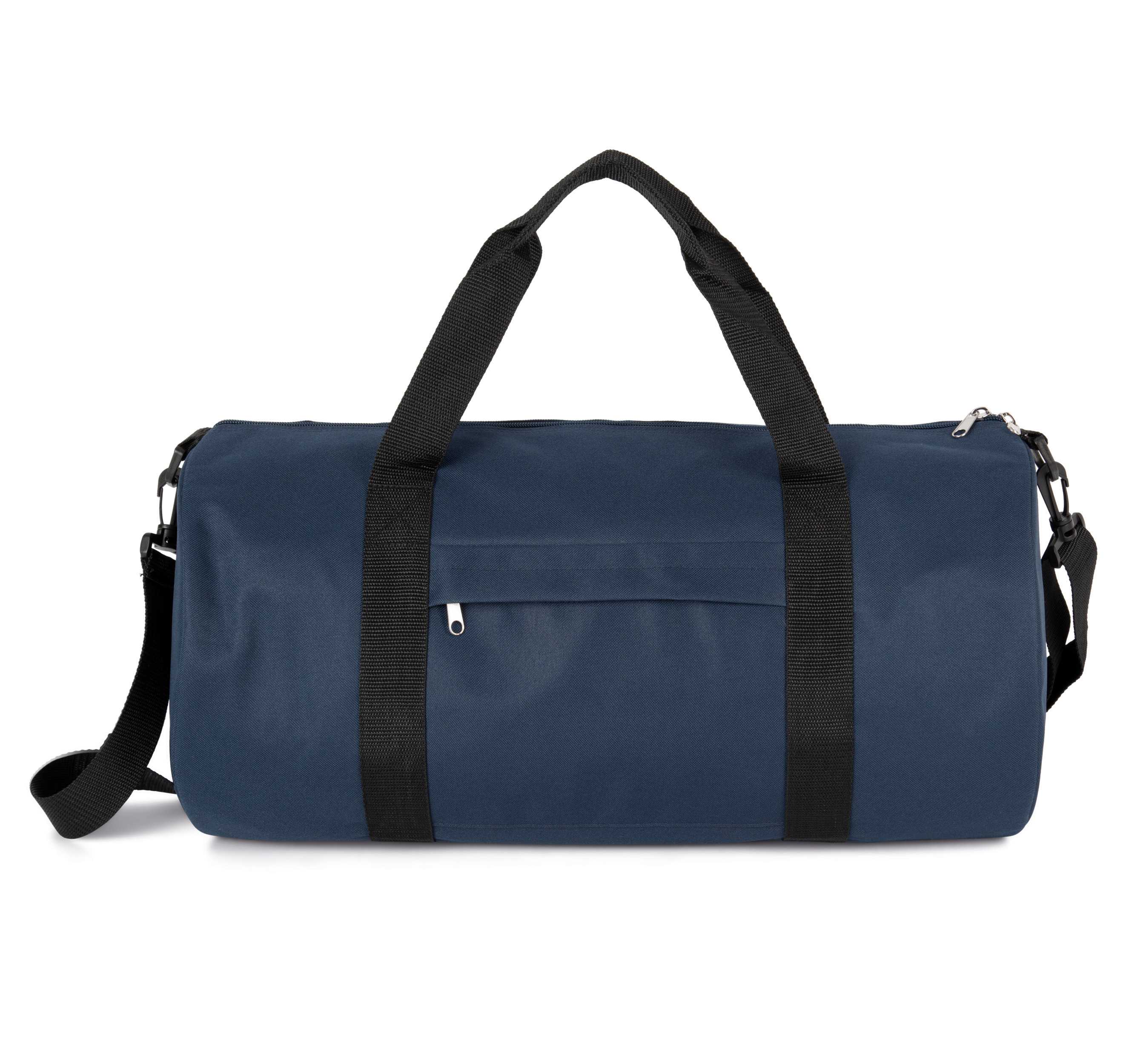 Bolsa de poliéster reciclado con bolsillo frontal Twilight Blue