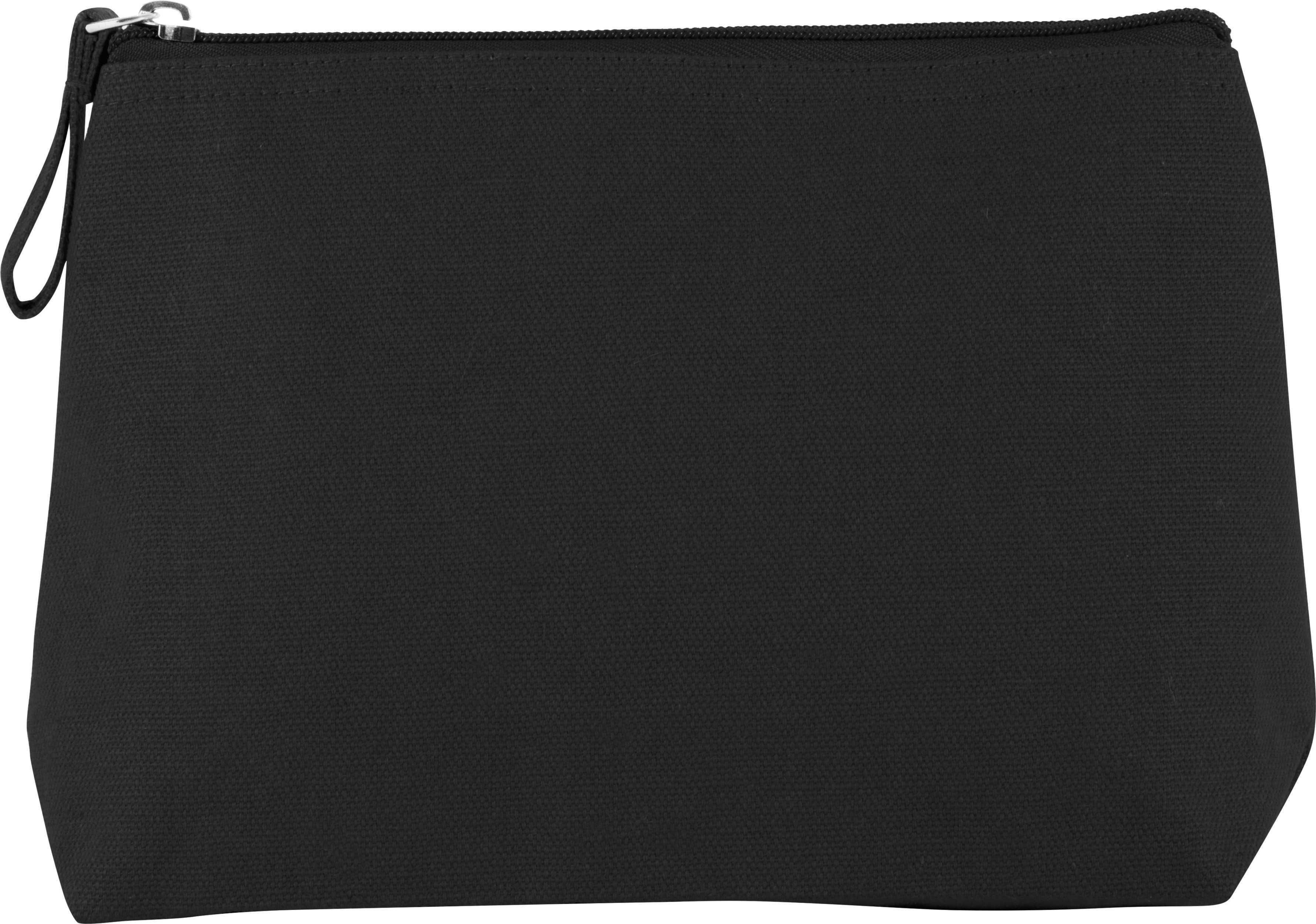 Neceser de algodón canvas Black