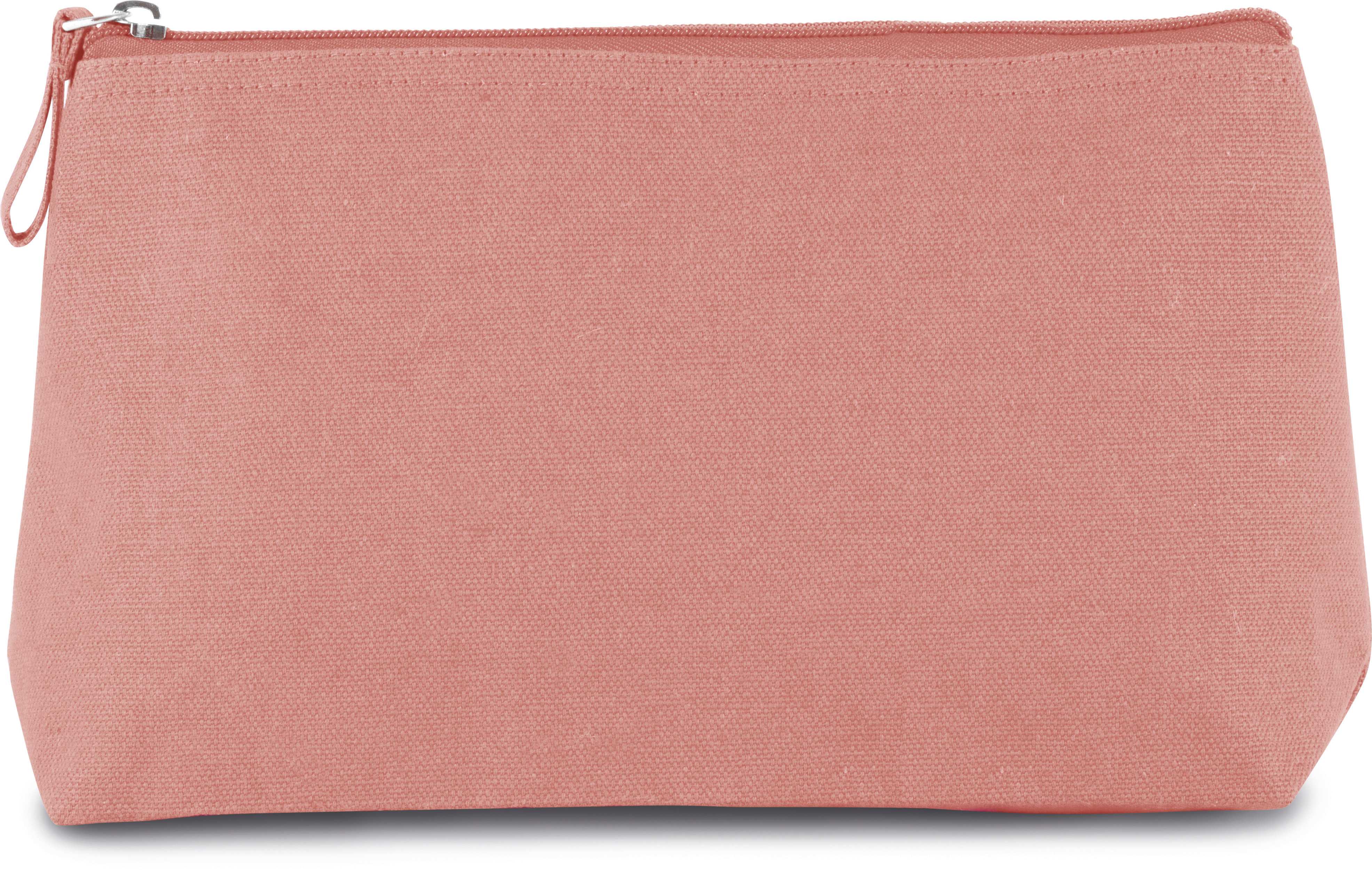 Neceser de algodón canvas Dusty Pink