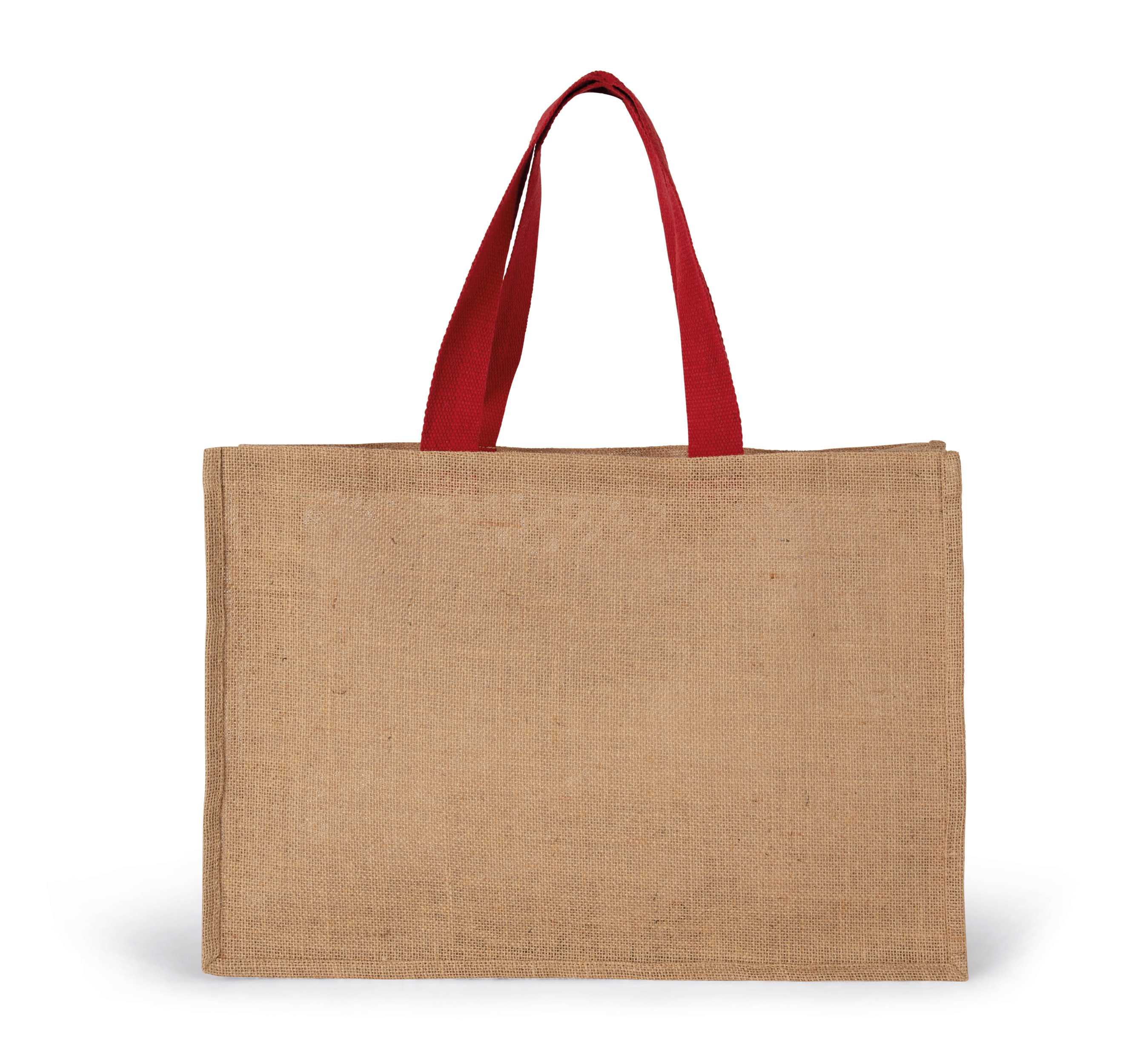 Bolsa shopper XL Natural / Cherry Red