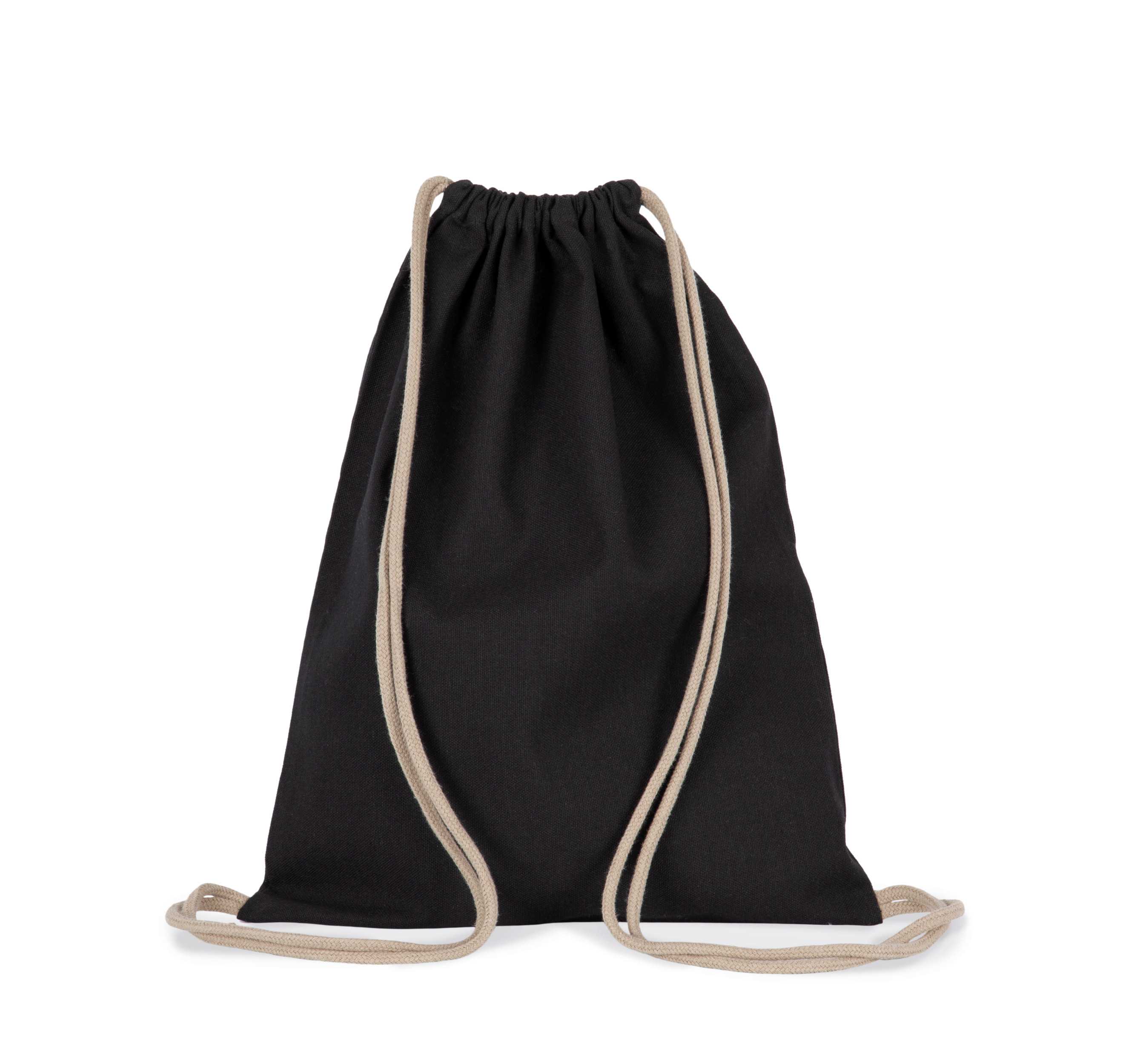 Mochila reciclada con cordones. Black Night