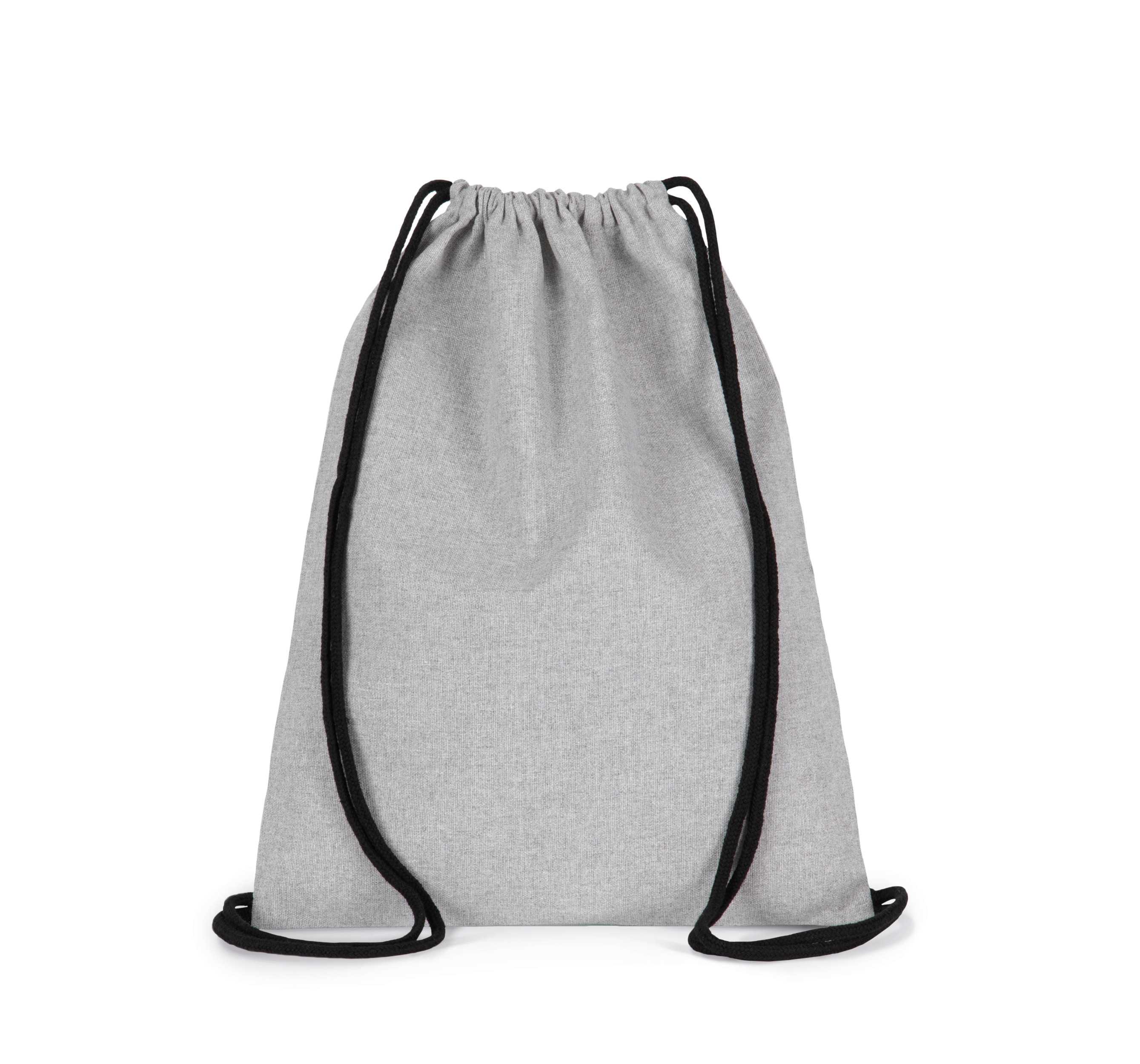 Mochila reciclada con cordones. Flint Grey