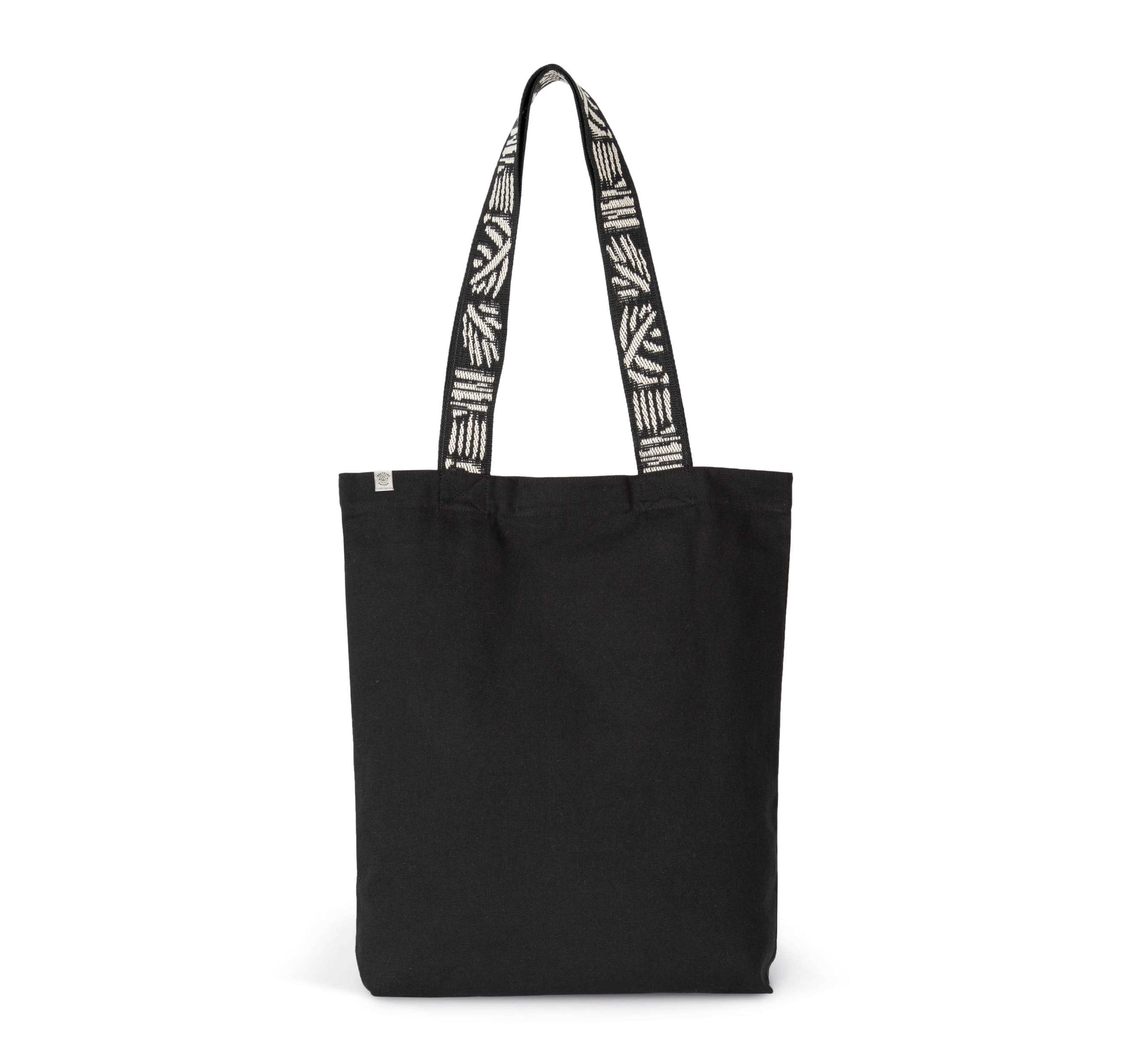 Bolsa de compras reciclada Black Night / Nippon Ecru