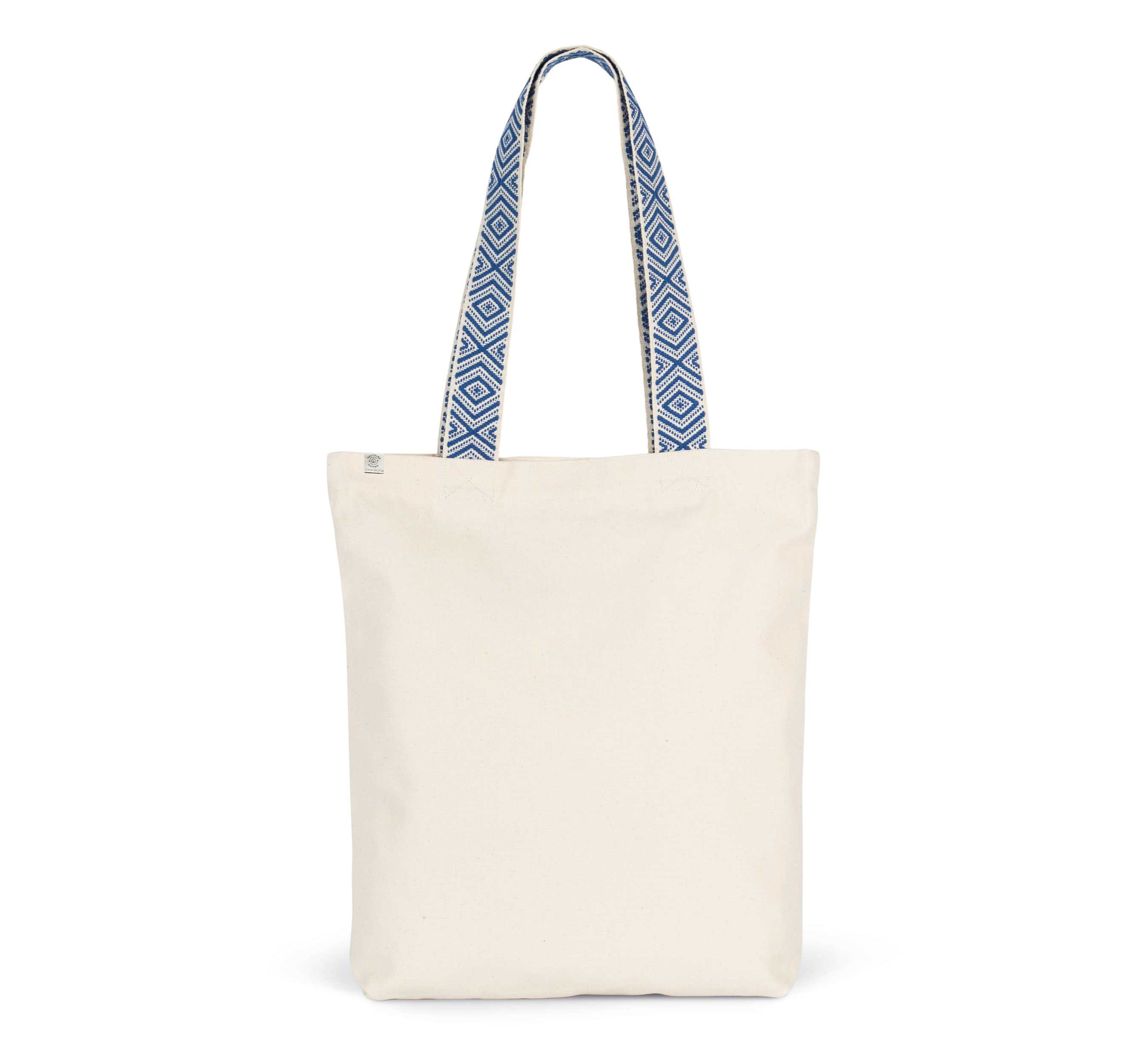 Bolsa de compras reciclada Ecume / Ethnic Blue