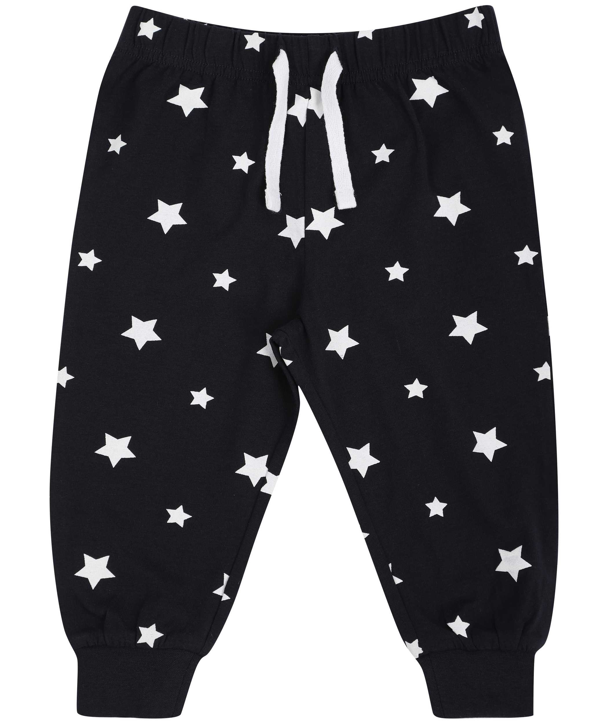 Pantalón pijama bebé Navy / White
