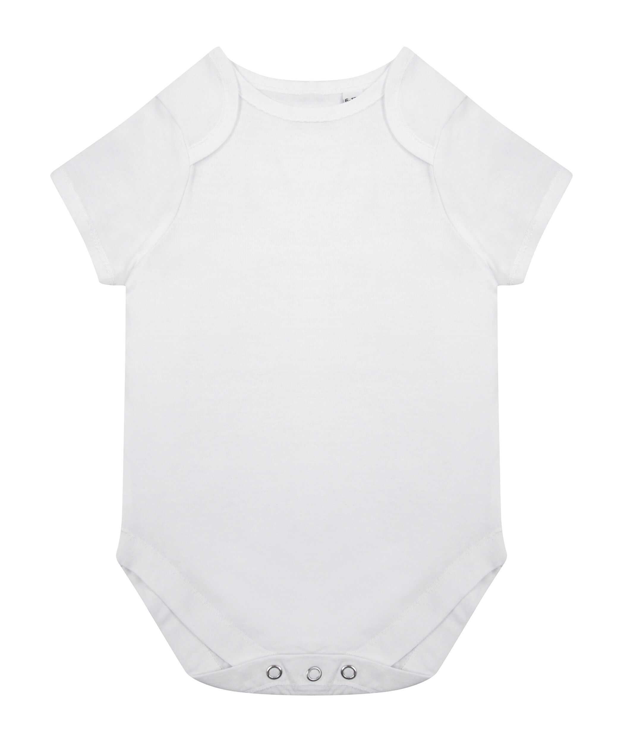 Body algodón orgánico manga corta White