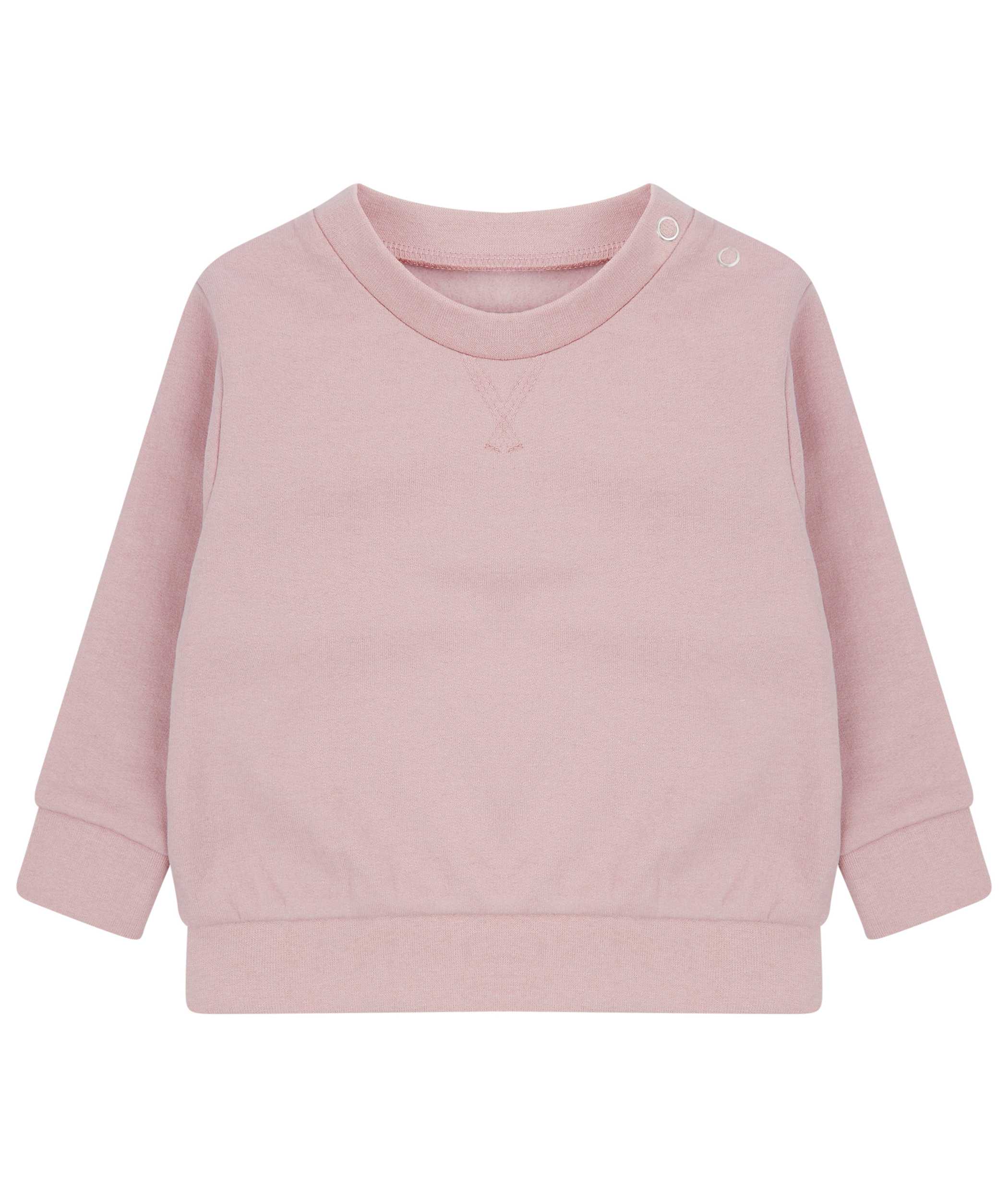 Sudadera ecorresponsable niños Soft pink