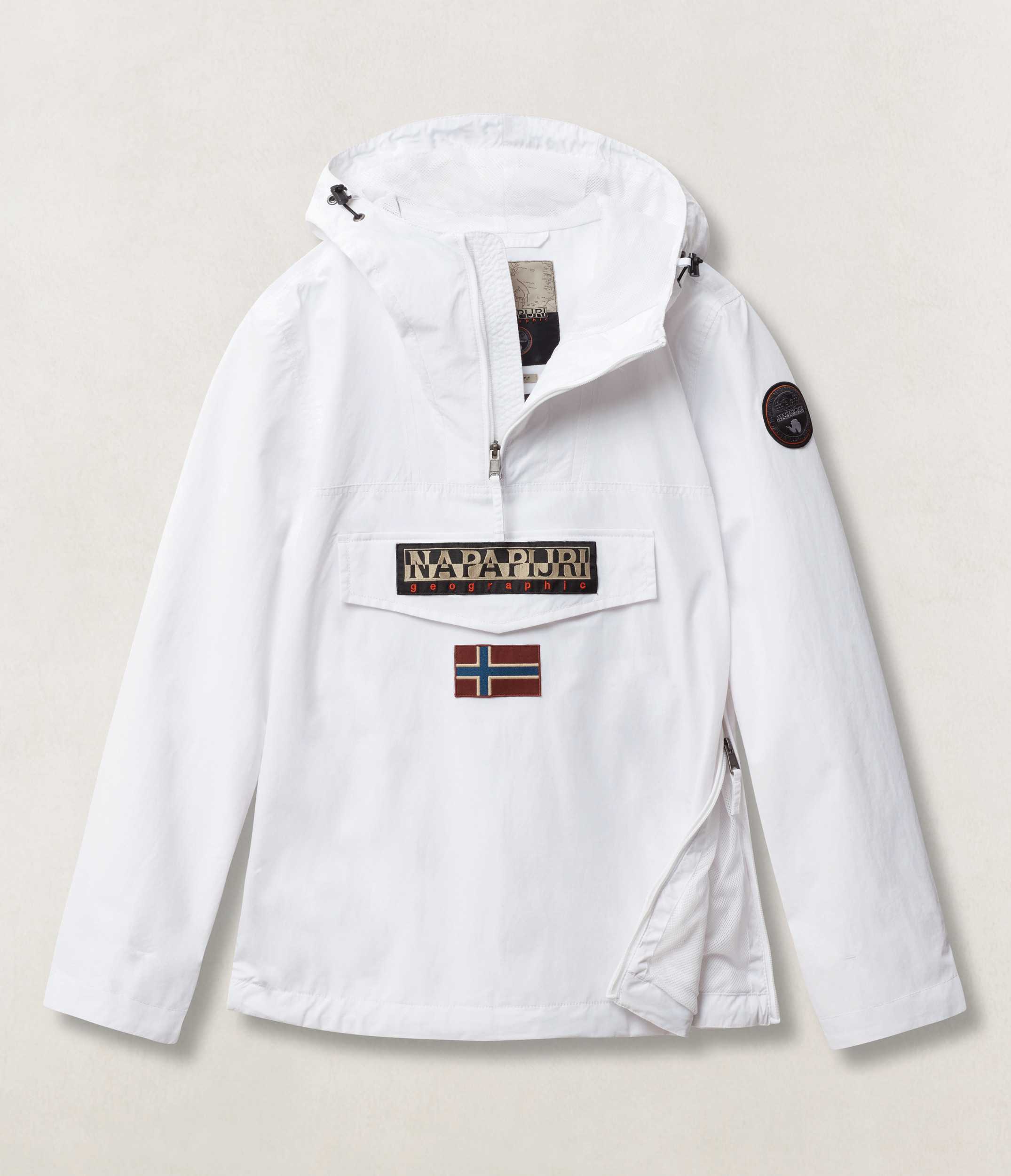 Anorak con capucha RAINFOREST Bright white