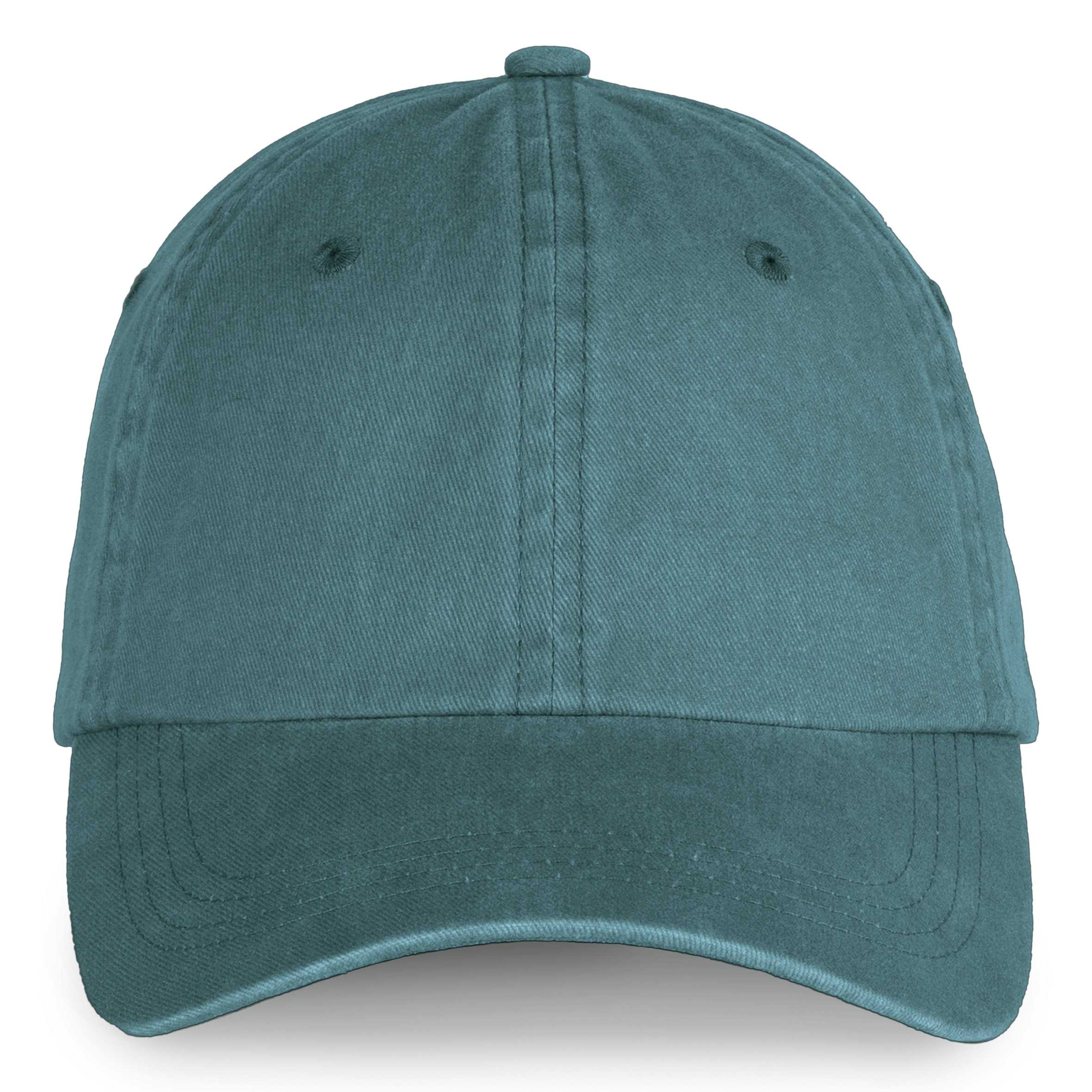 Gorra ecorresponsable efecto lavado unisex Washed Amazon Green
