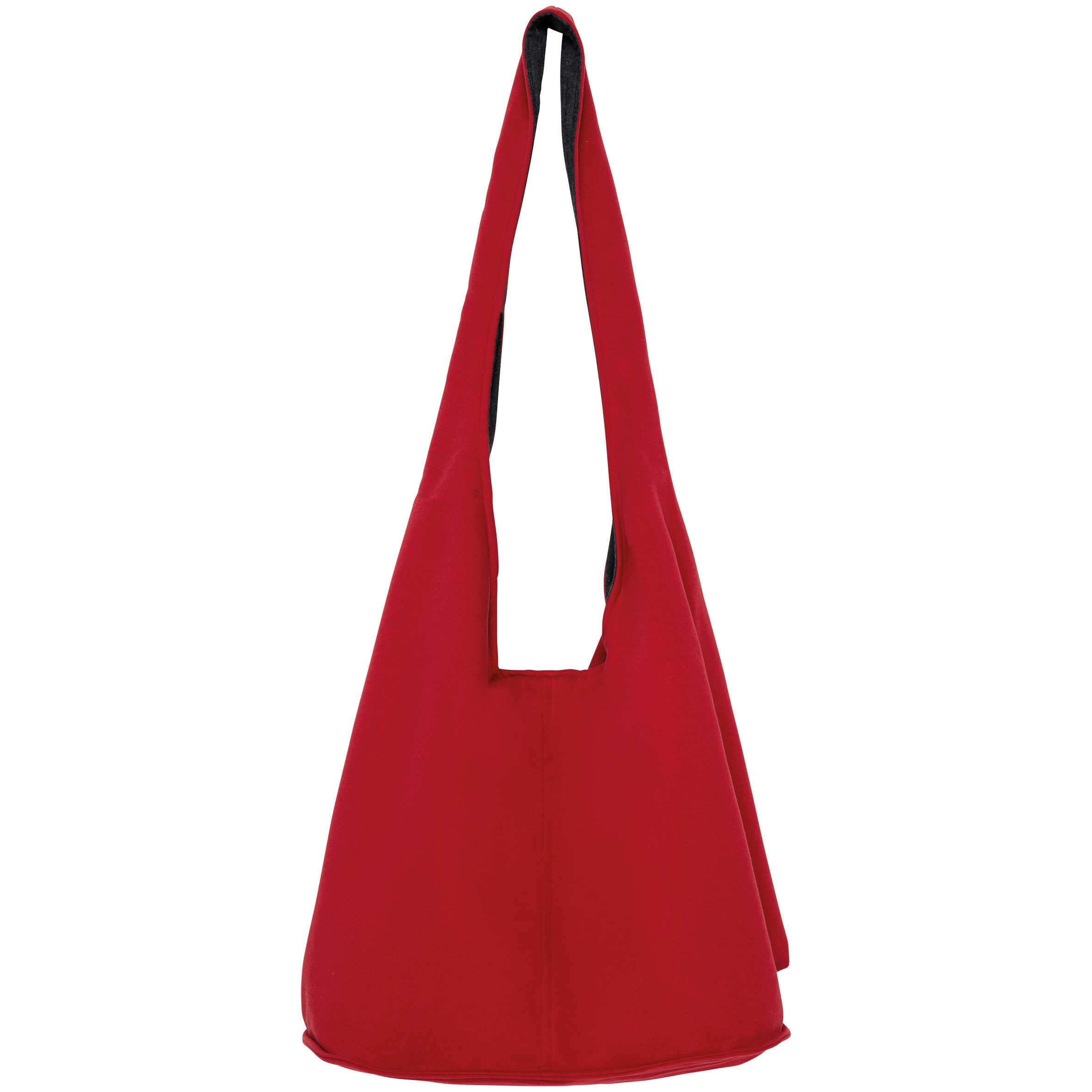 Bolsa bandolera de felpa Hibiscus Red