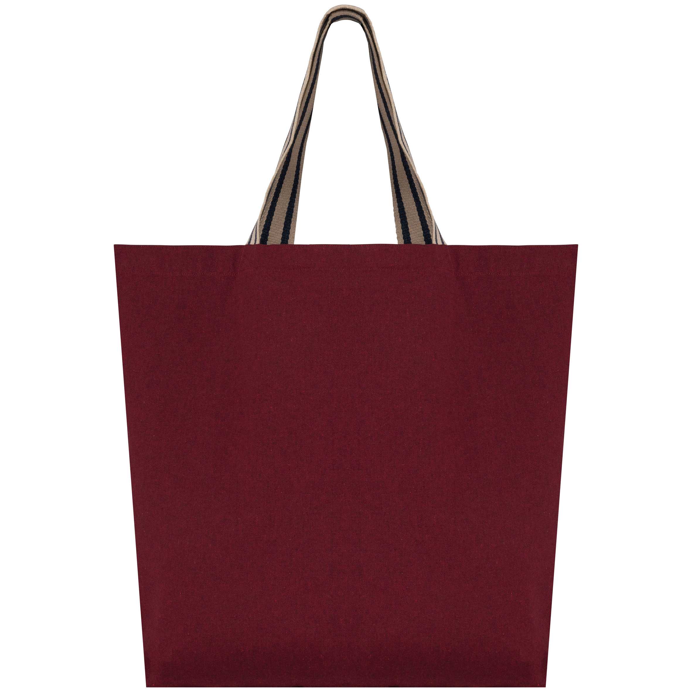 Bolsa shopper grande ecorresponsable Rosewood / Desert Sand / Horizon Blue Stripes