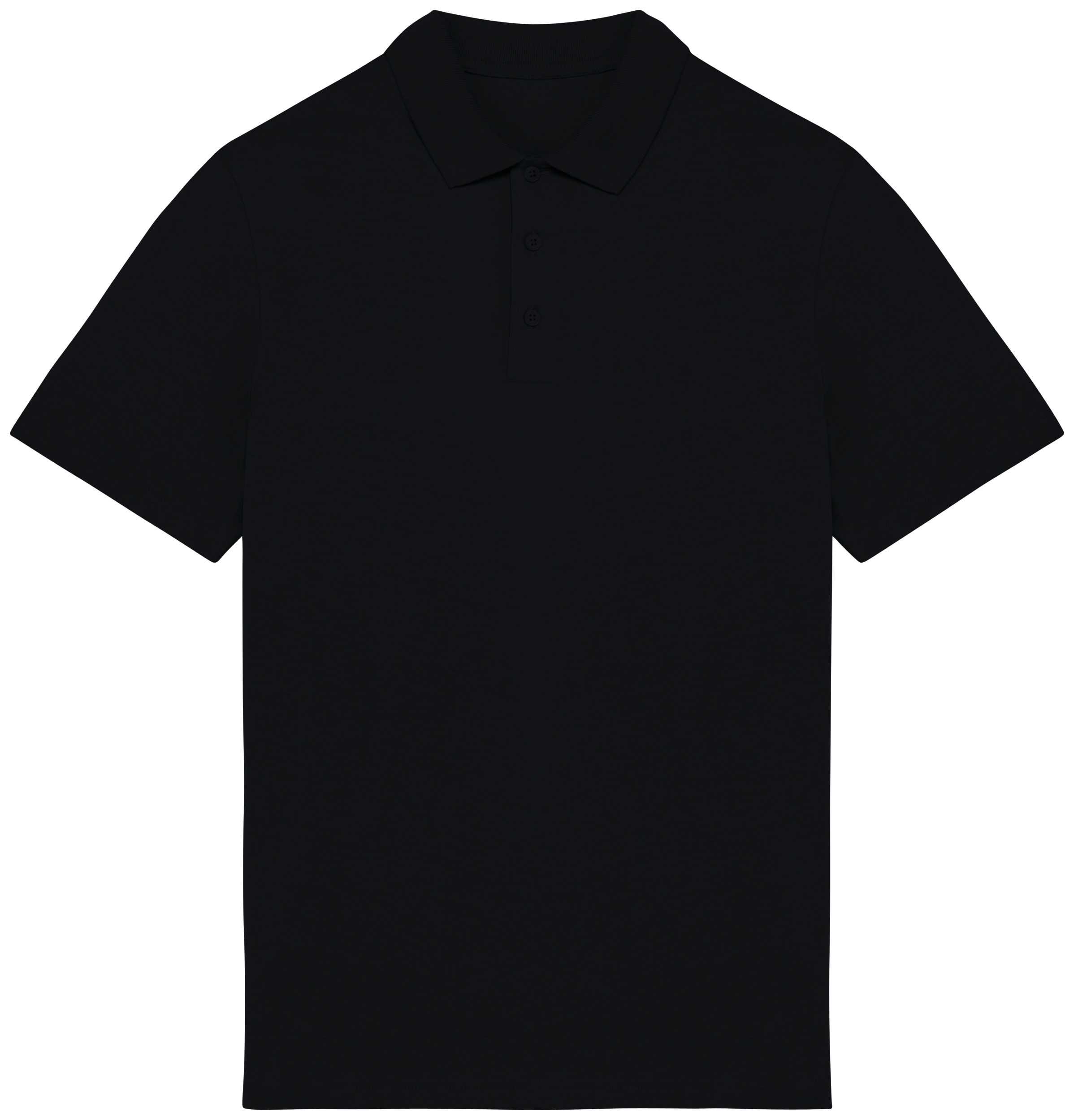 Polo ecorresponsable hombre Black