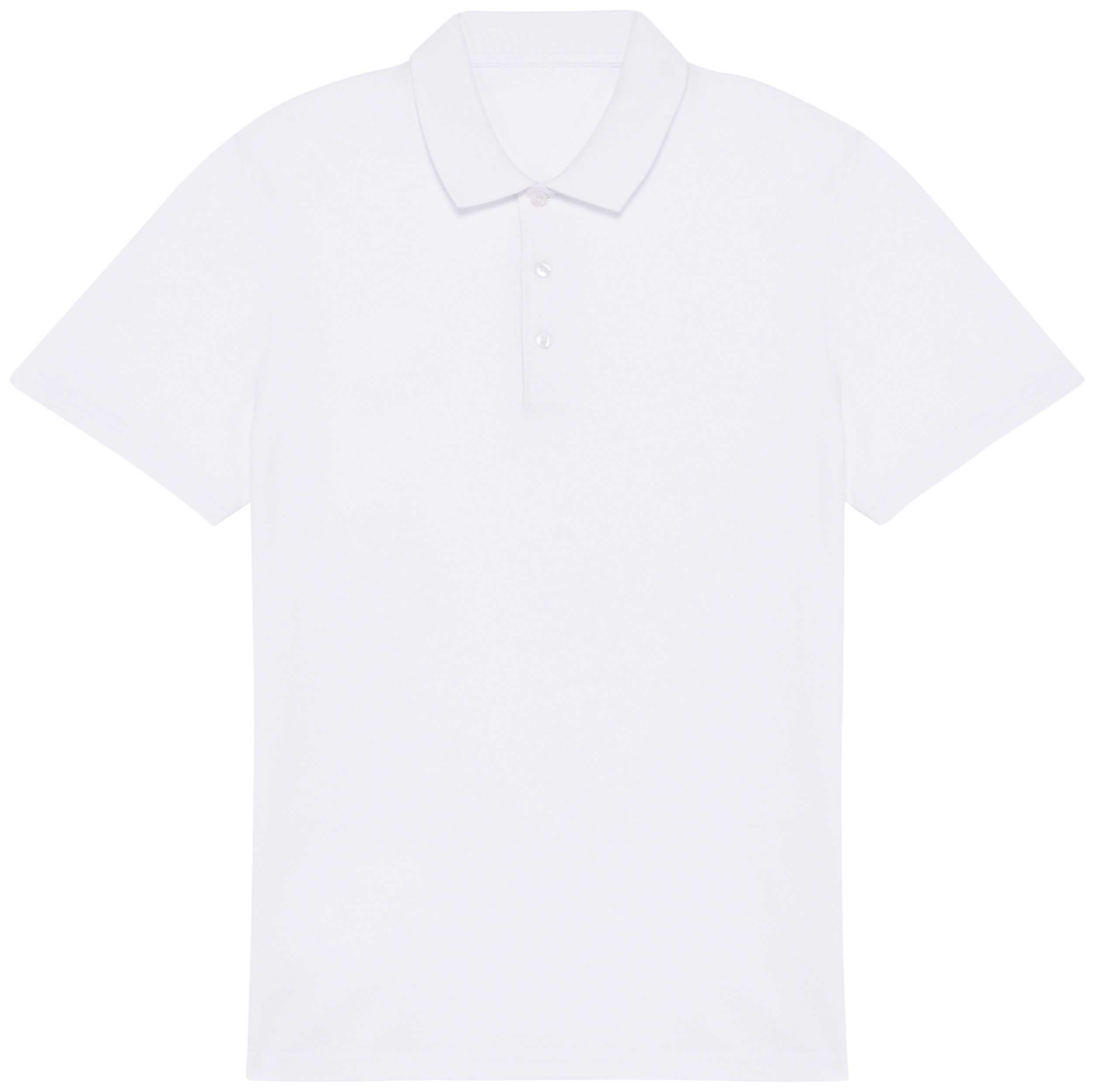 Polo ecorresponsable hombre White